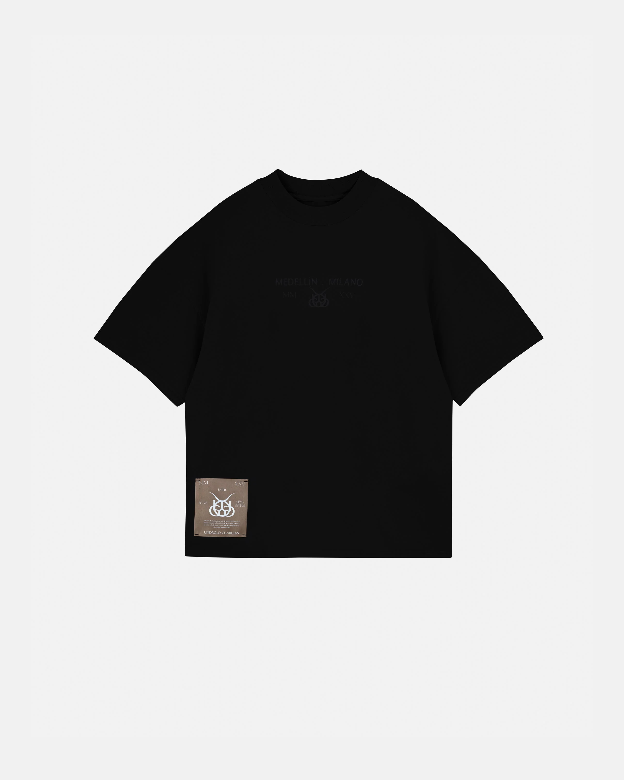 Santa Unión Basic Boxy Fit Tshirt Black - Image 3