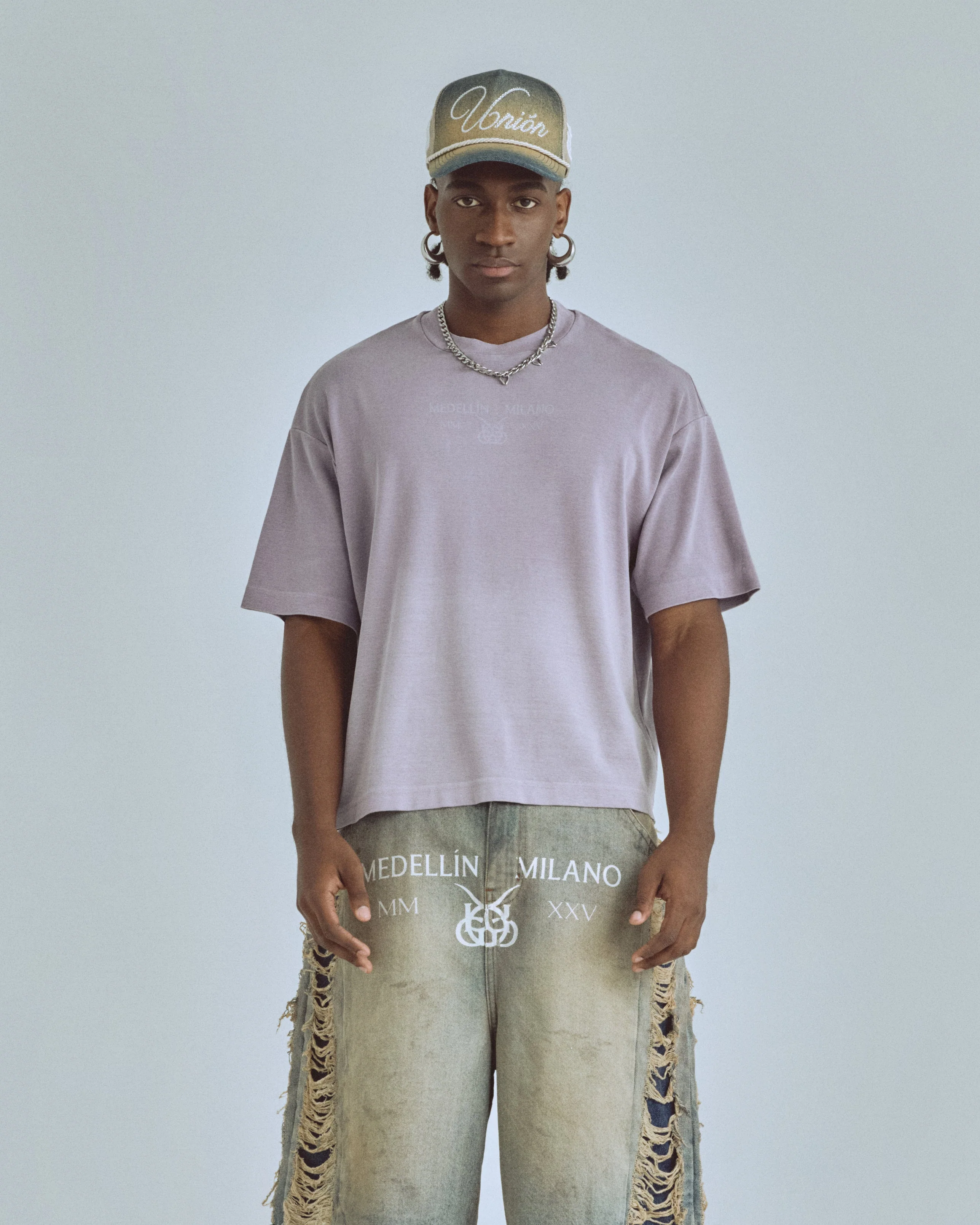 Santa Unión Basic Boxy Fit Tshirt Purple - Image 8