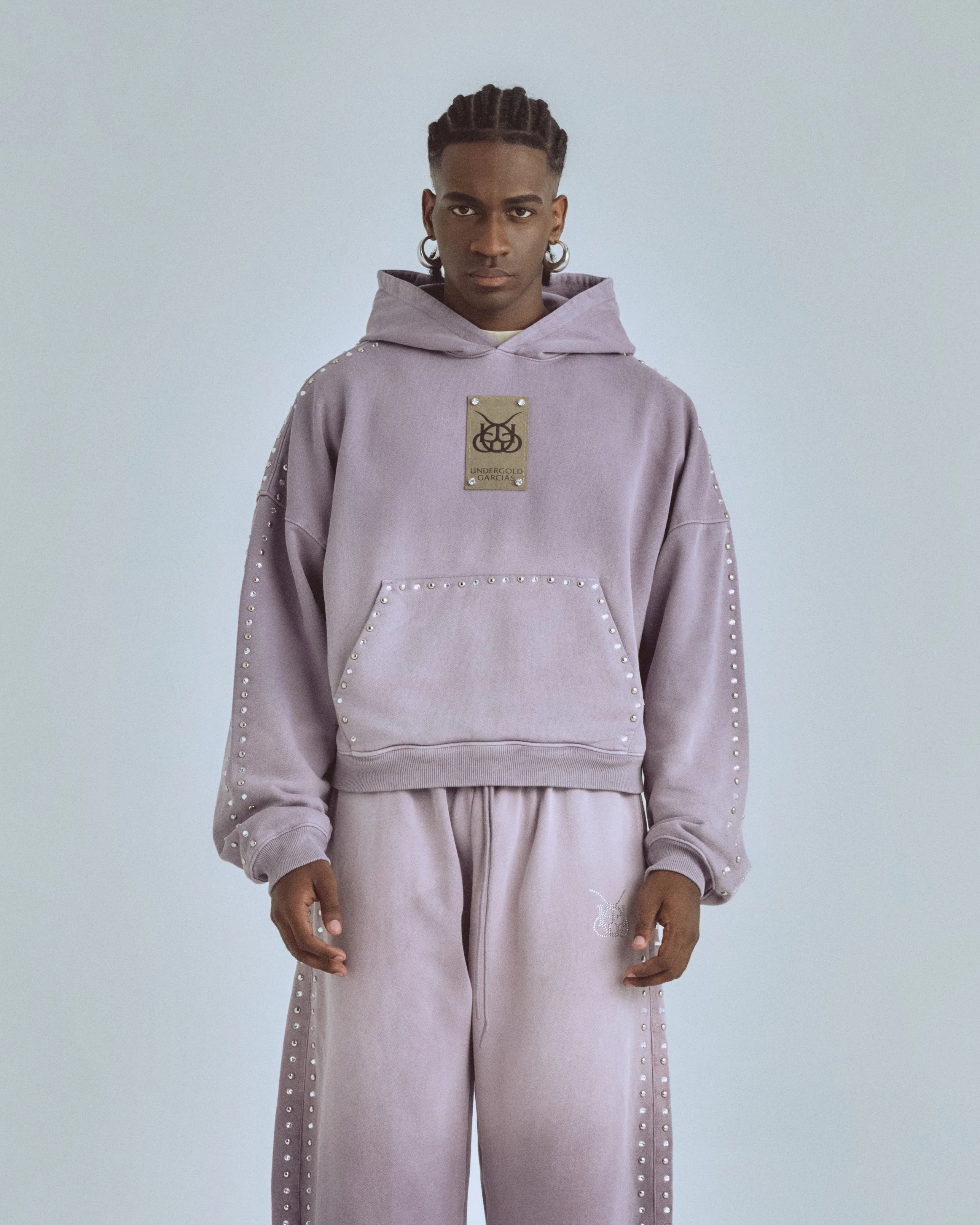 Santa Unión Basic Hoodie Purple - Image 2