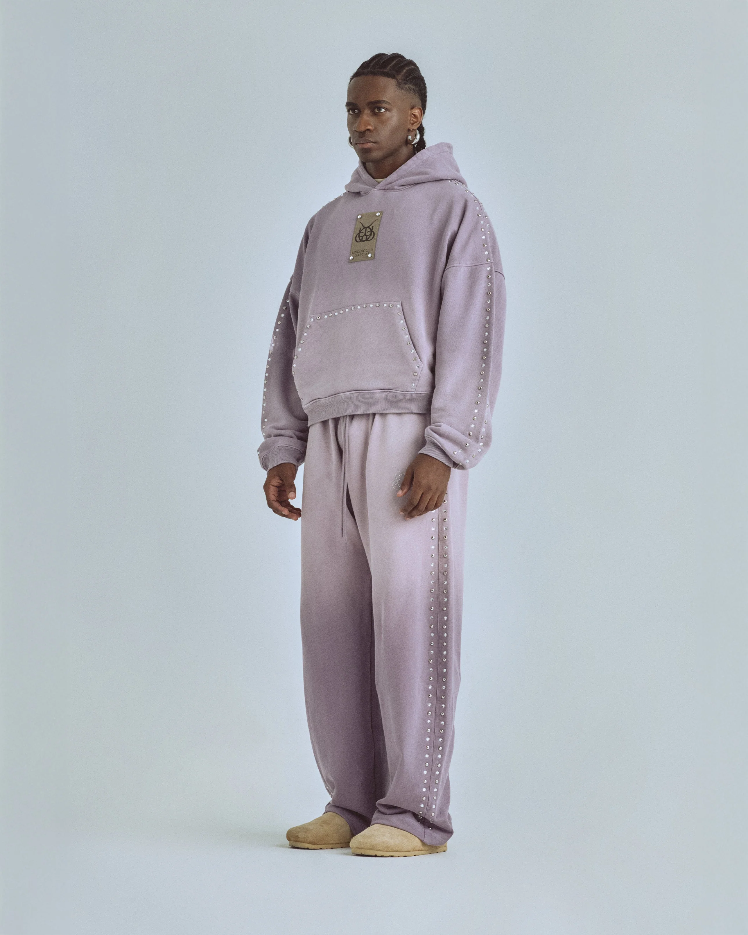 Santa Unión Basic Hoodie Purple - Image 5