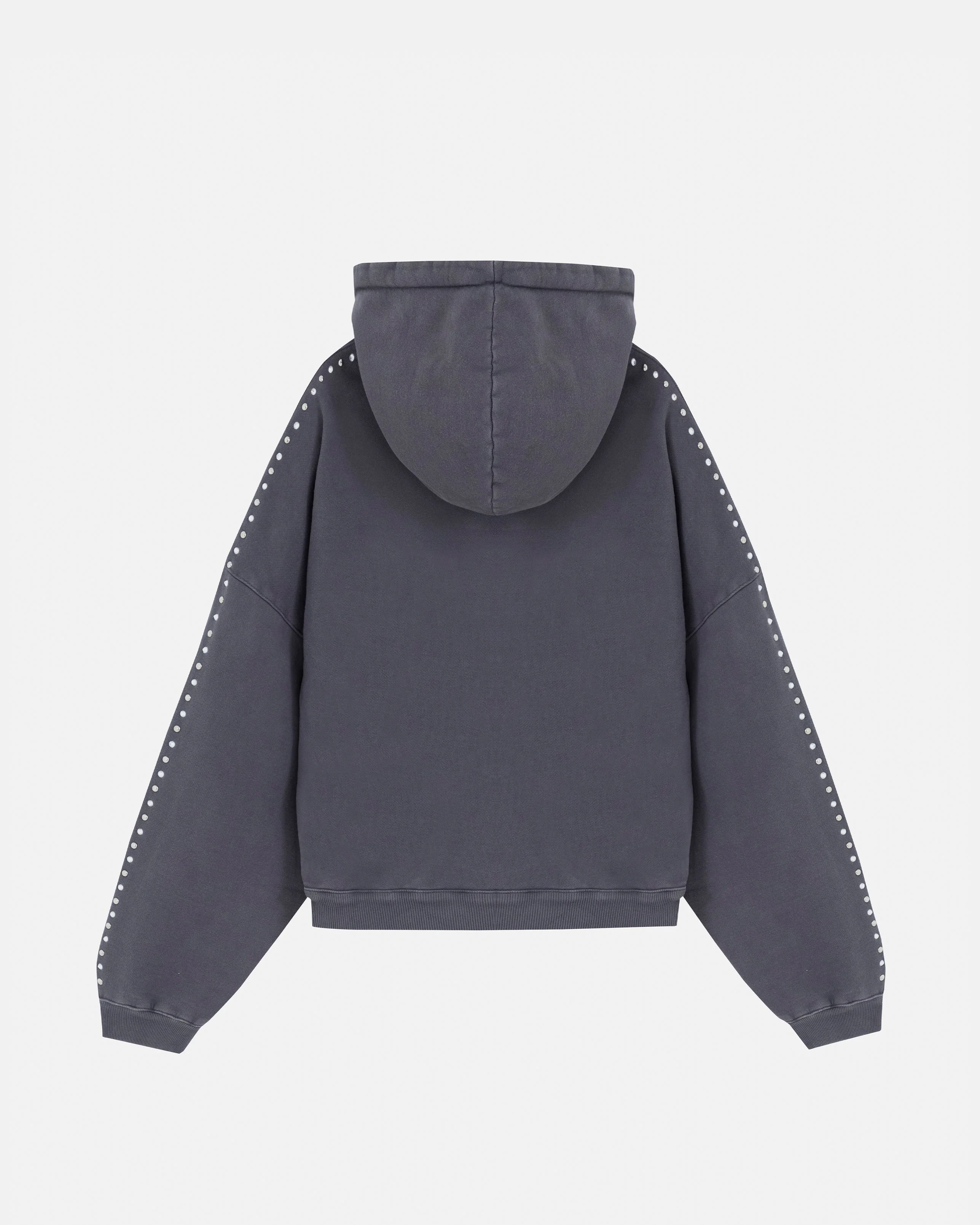 Santa Unión Basic Zip Up Hoodie Vintage Gray - Image 3