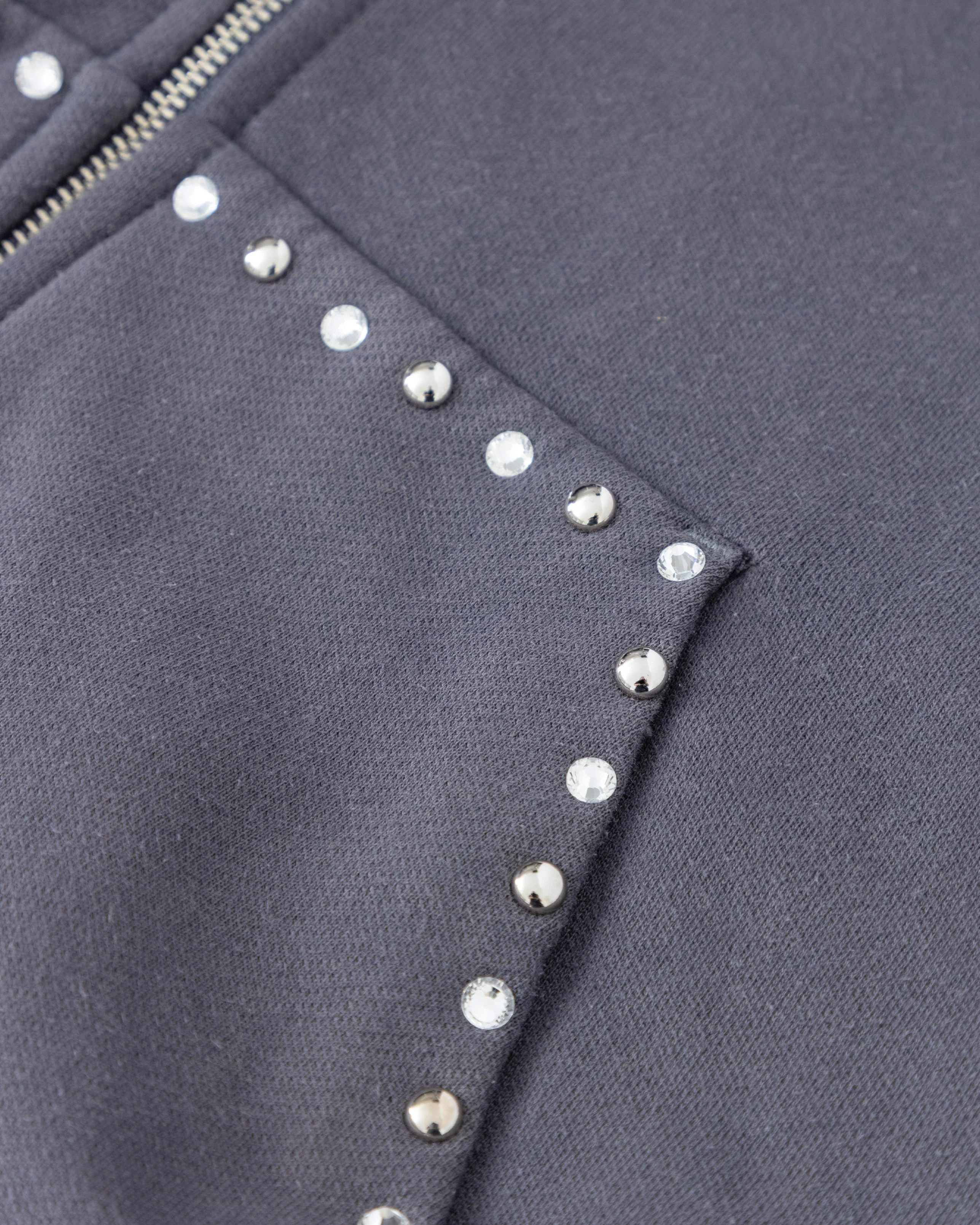 Santa Unión Basic Zip Up Hoodie Vintage Gray - Image 6