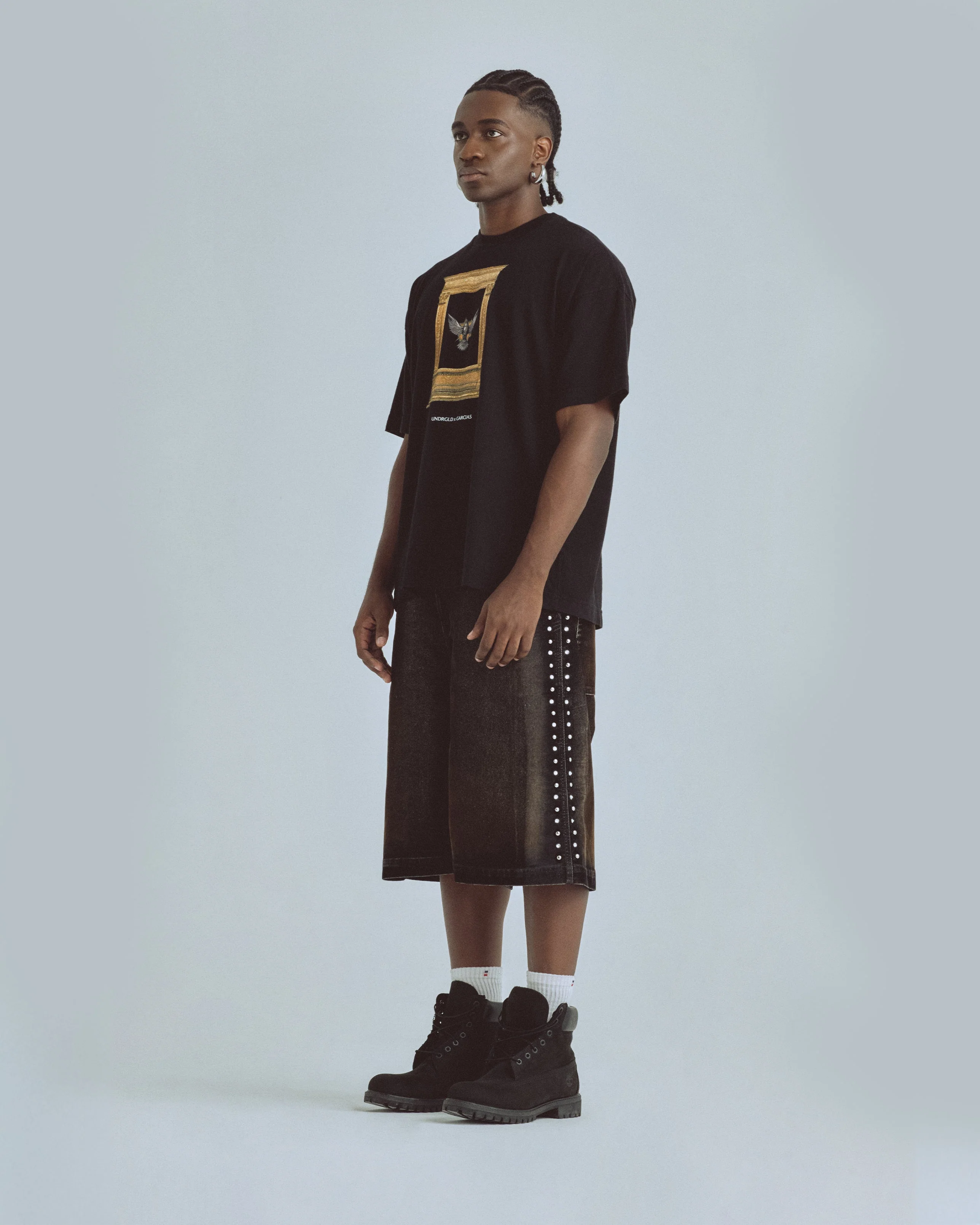 Santa Unión Holy Ghost Tshirt Black - Image 5