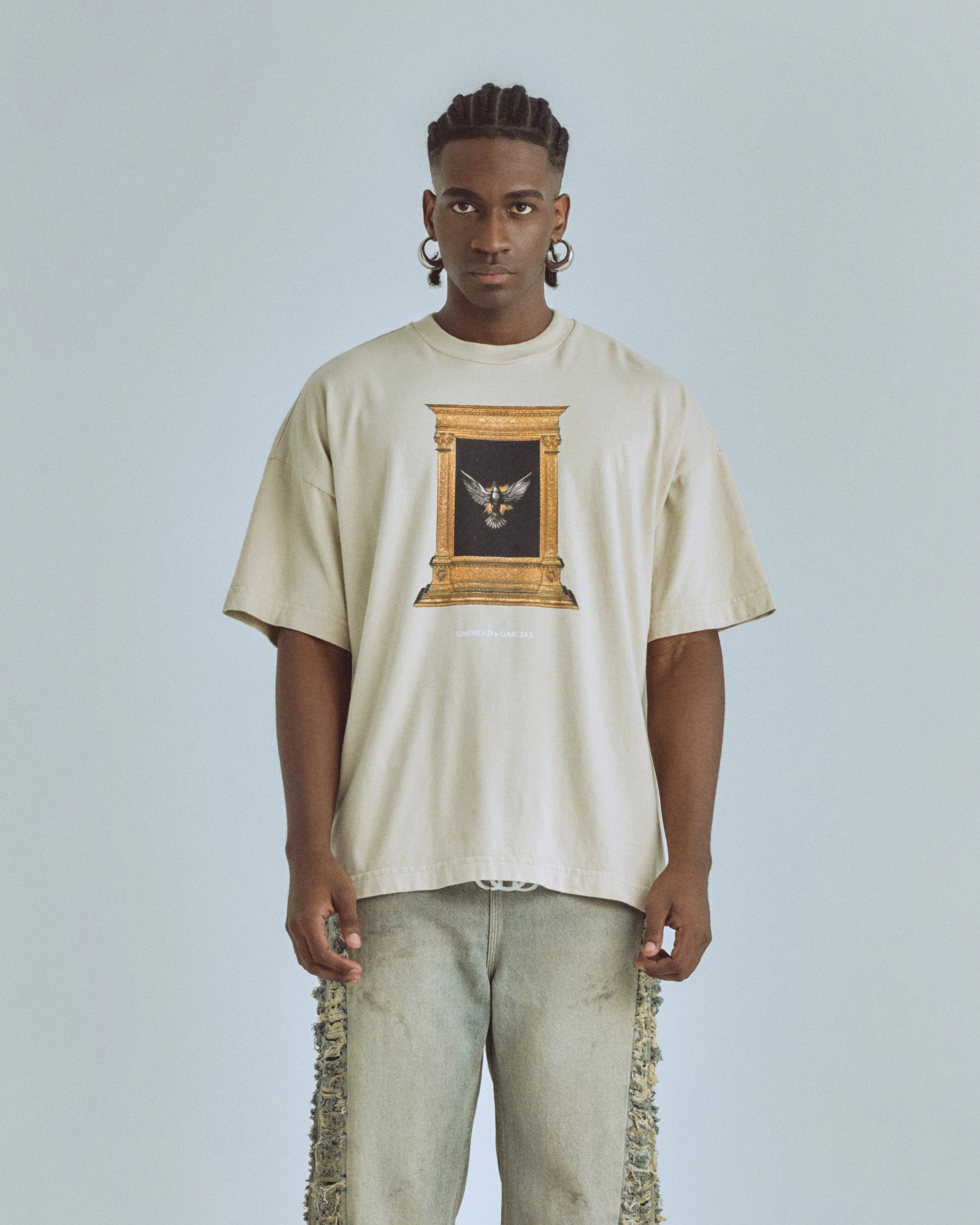 Santa Unión Holy Ghost Tshirt Cream - Image 8
