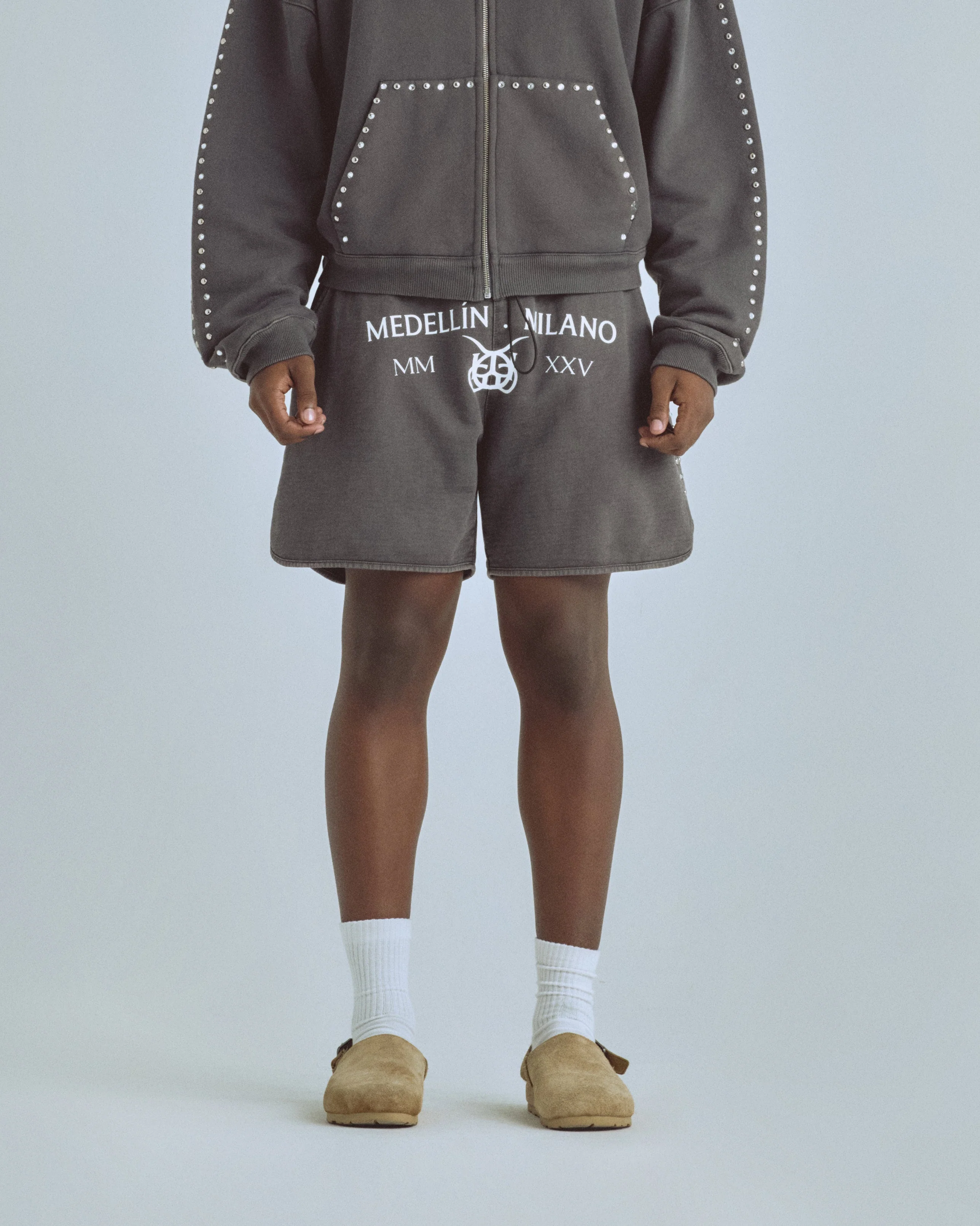 Santa Unión Medellín Milano Biased Short Vintage Gray - Image 2