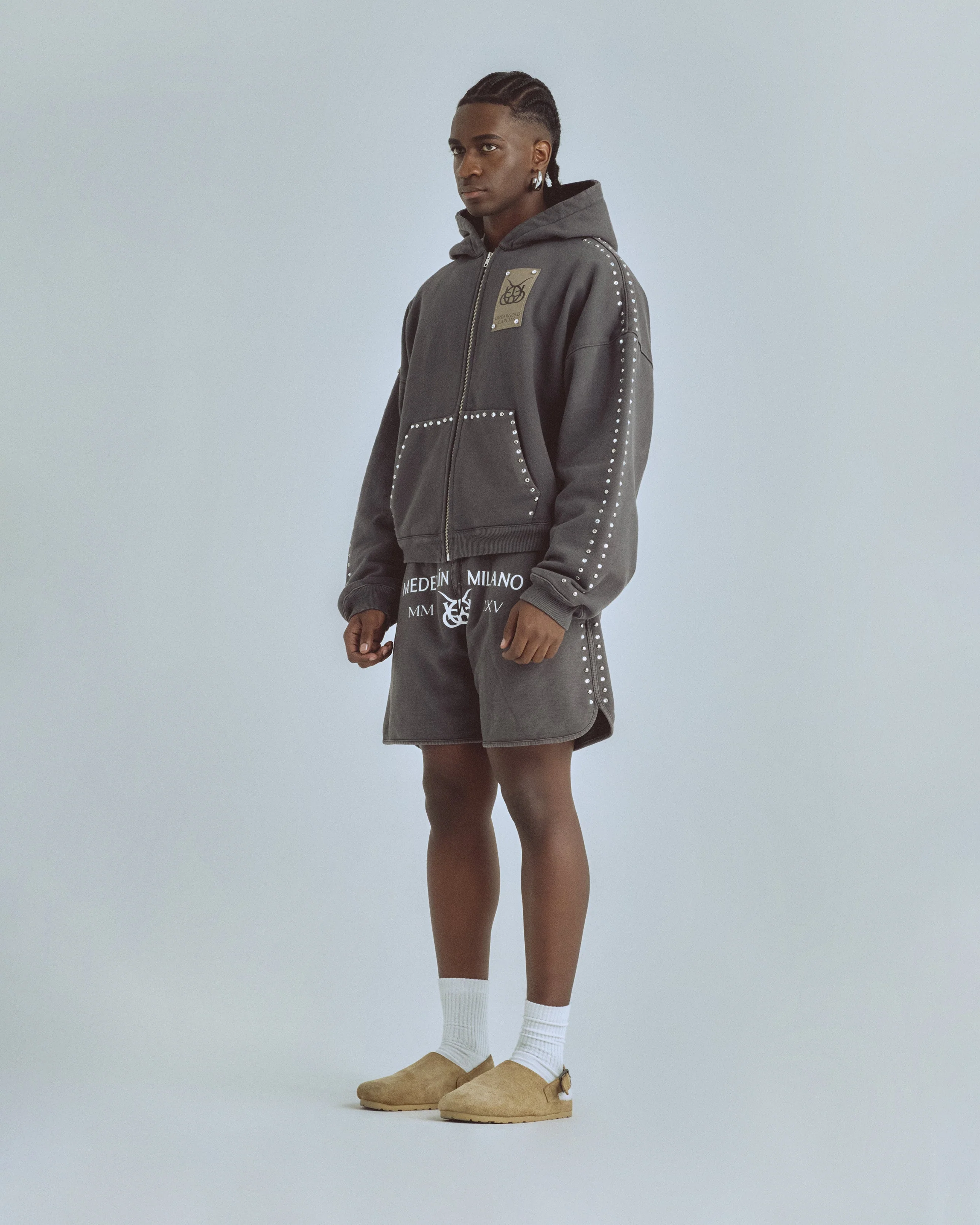 Santa Unión Medellín Milano Biased Short Vintage Gray - Image 5
