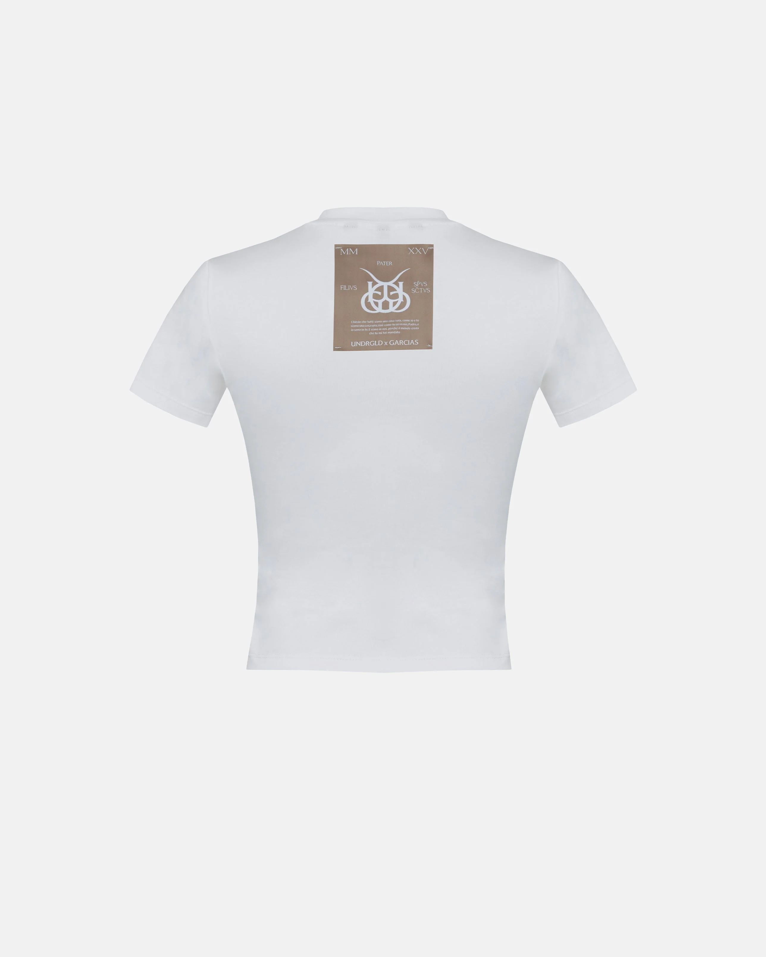Santa Union "Unión" Long Baby Tee White - Image 3