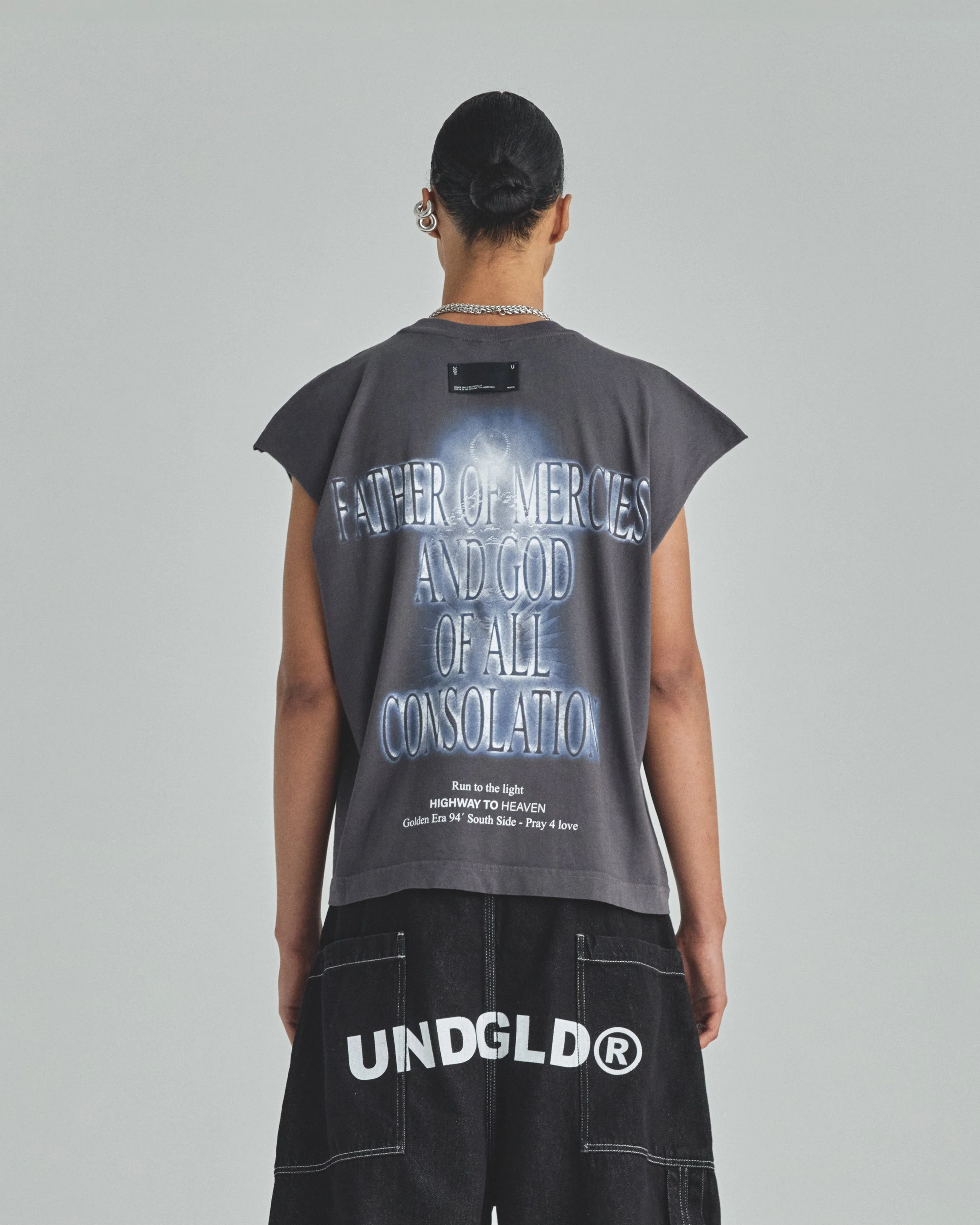 Spring Consolation Sleeveless Tshirt Vintage Gray - Image 7