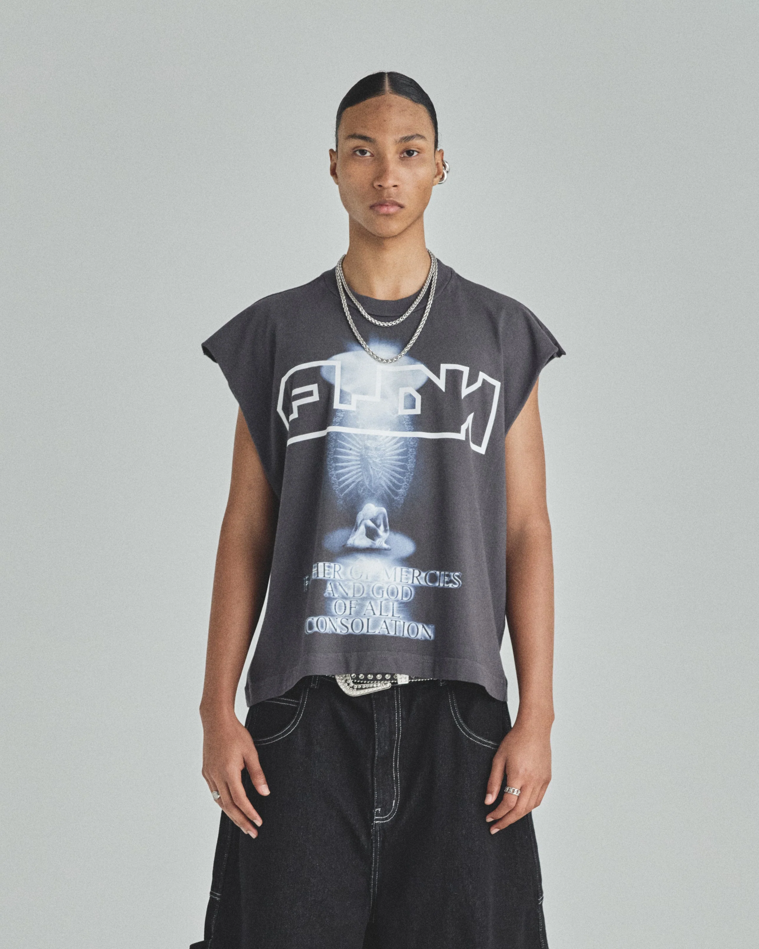 Spring Consolation Sleeveless Tshirt Vintage Gray - Image 8
