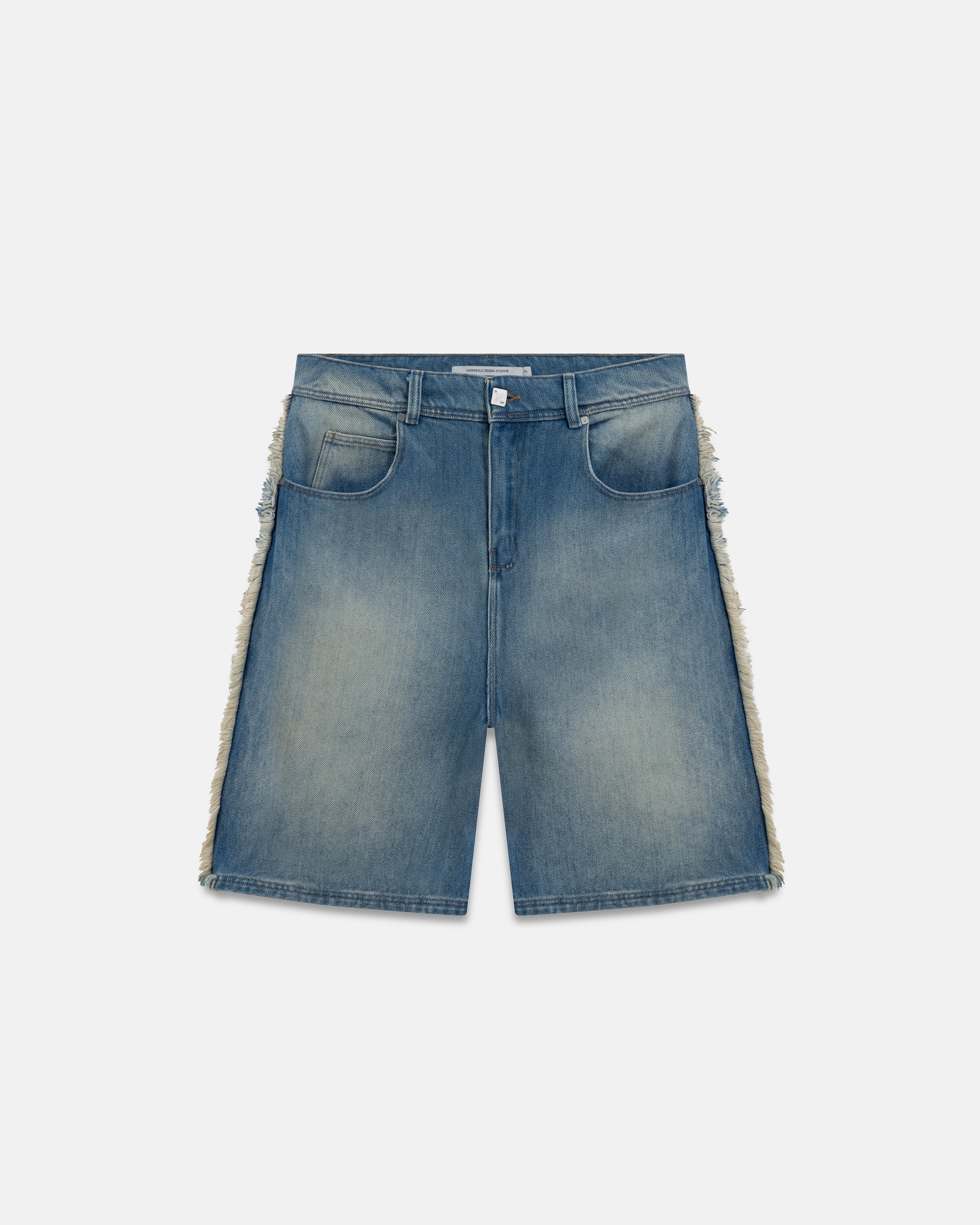 Spring Frayed Jorts Blue - Image 3