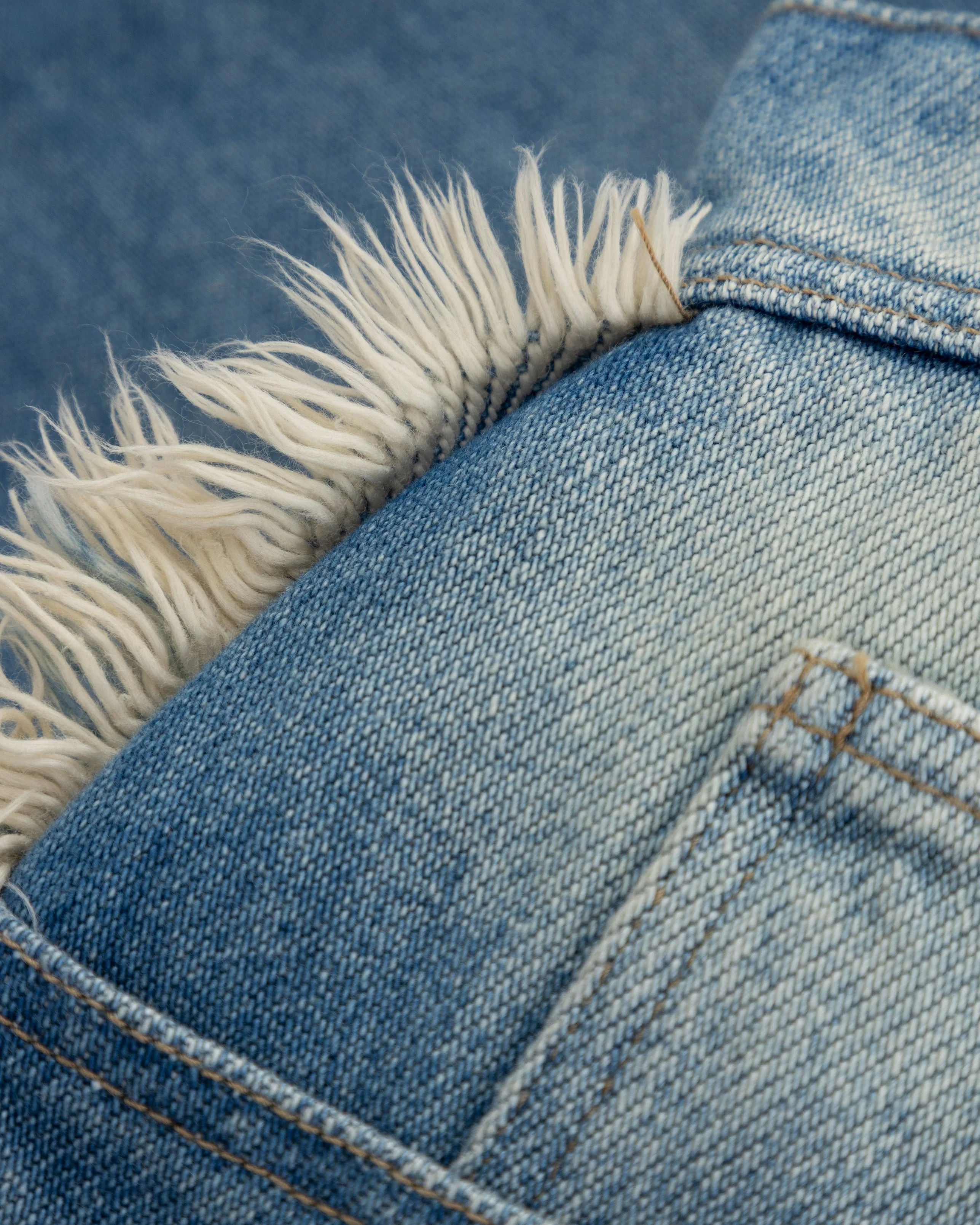 Spring Frayed Jorts Blue - Image 6
