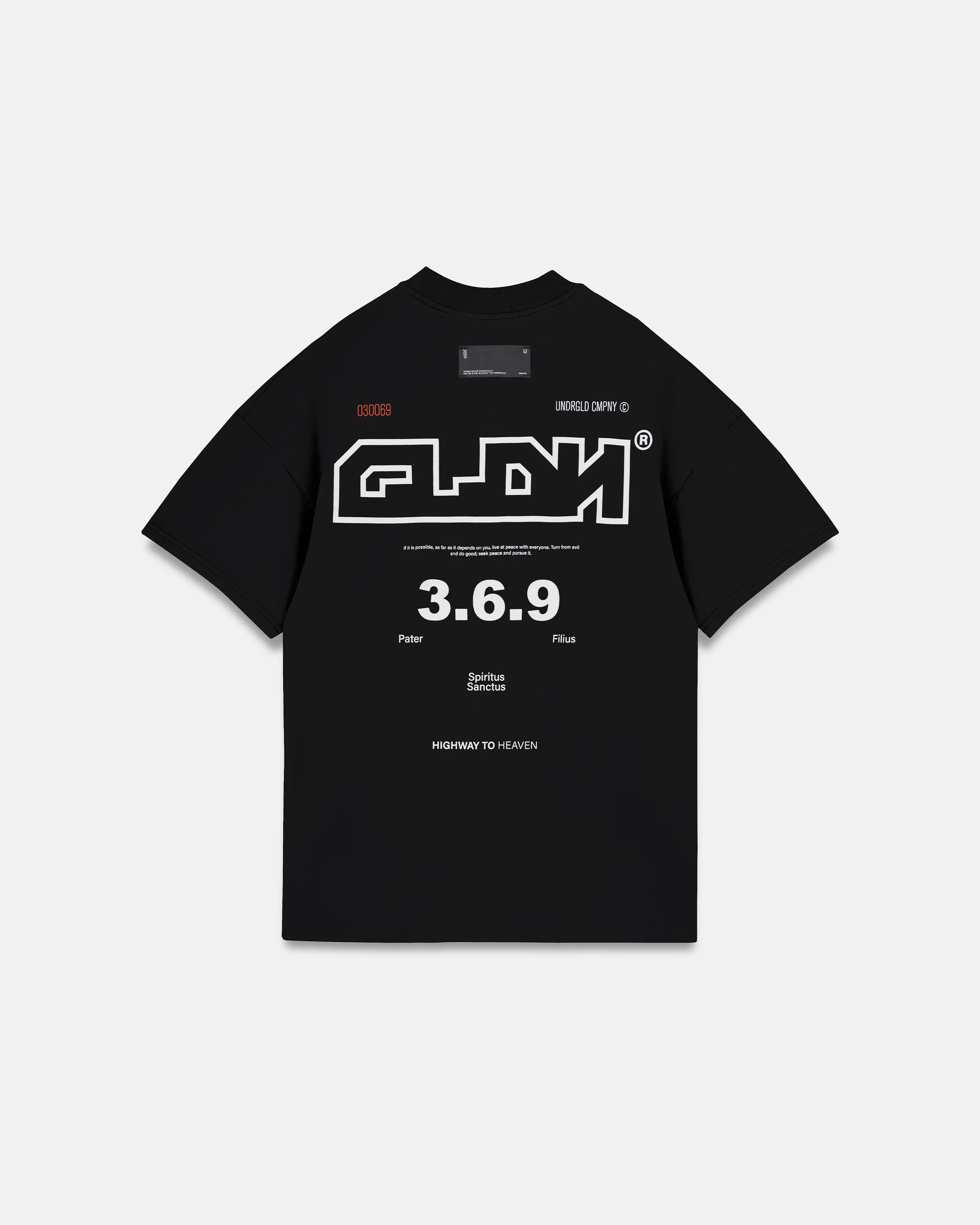 Spring GLDN Tshirt Black - Image 3