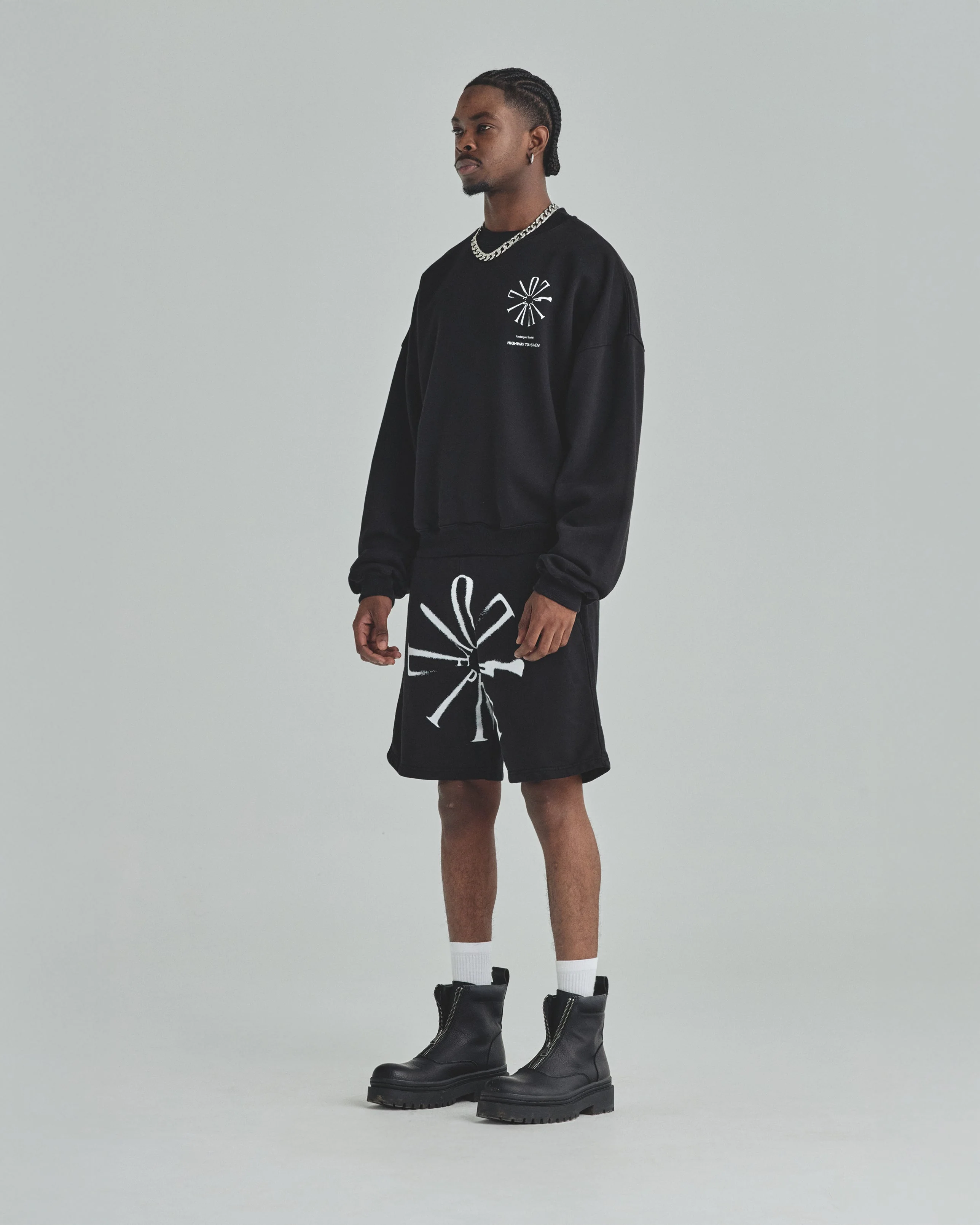 Spring Pray 4 Love Biased Shorts Black - Image 5
