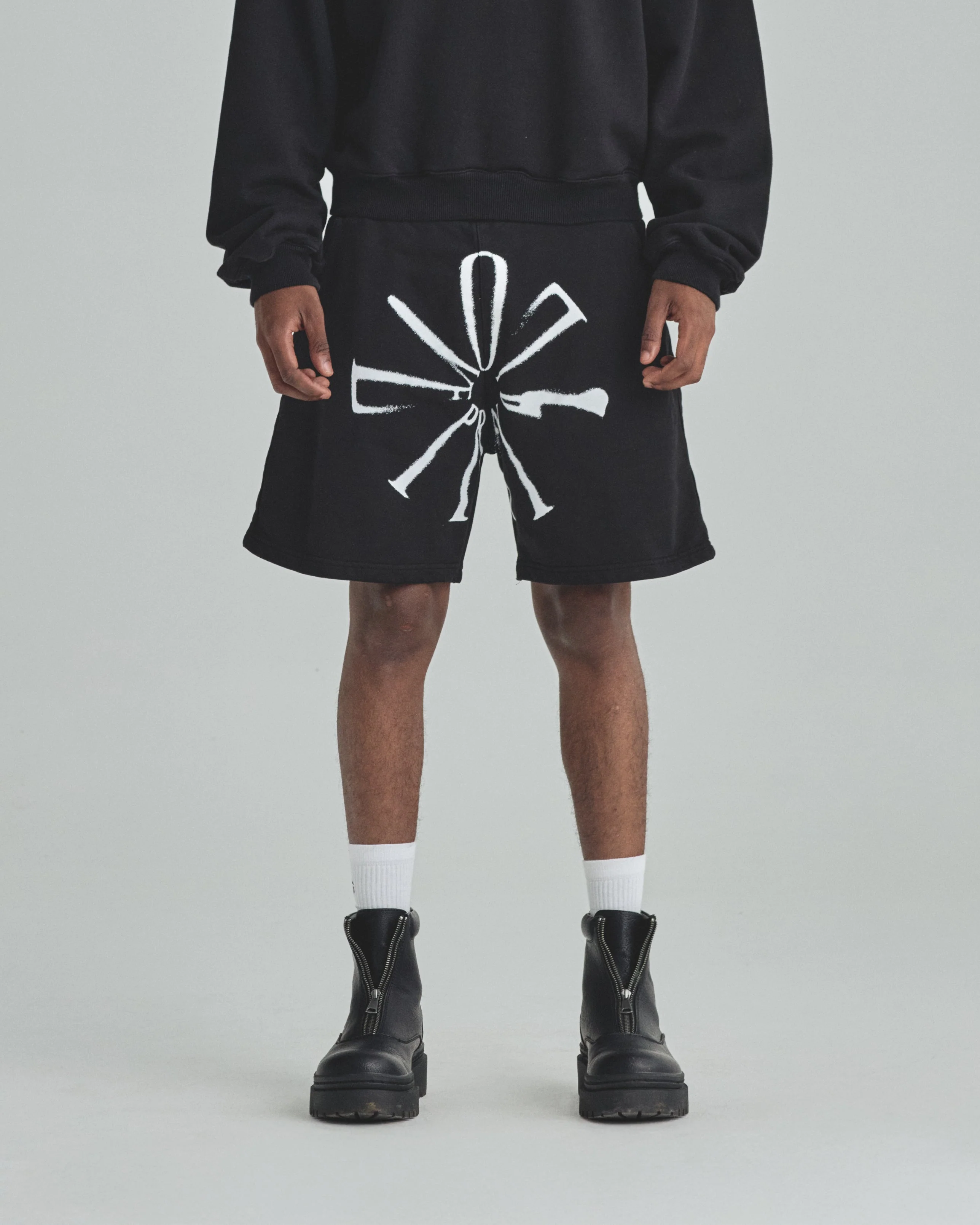 Spring Pray 4 Love Biased Shorts Black - Image 8