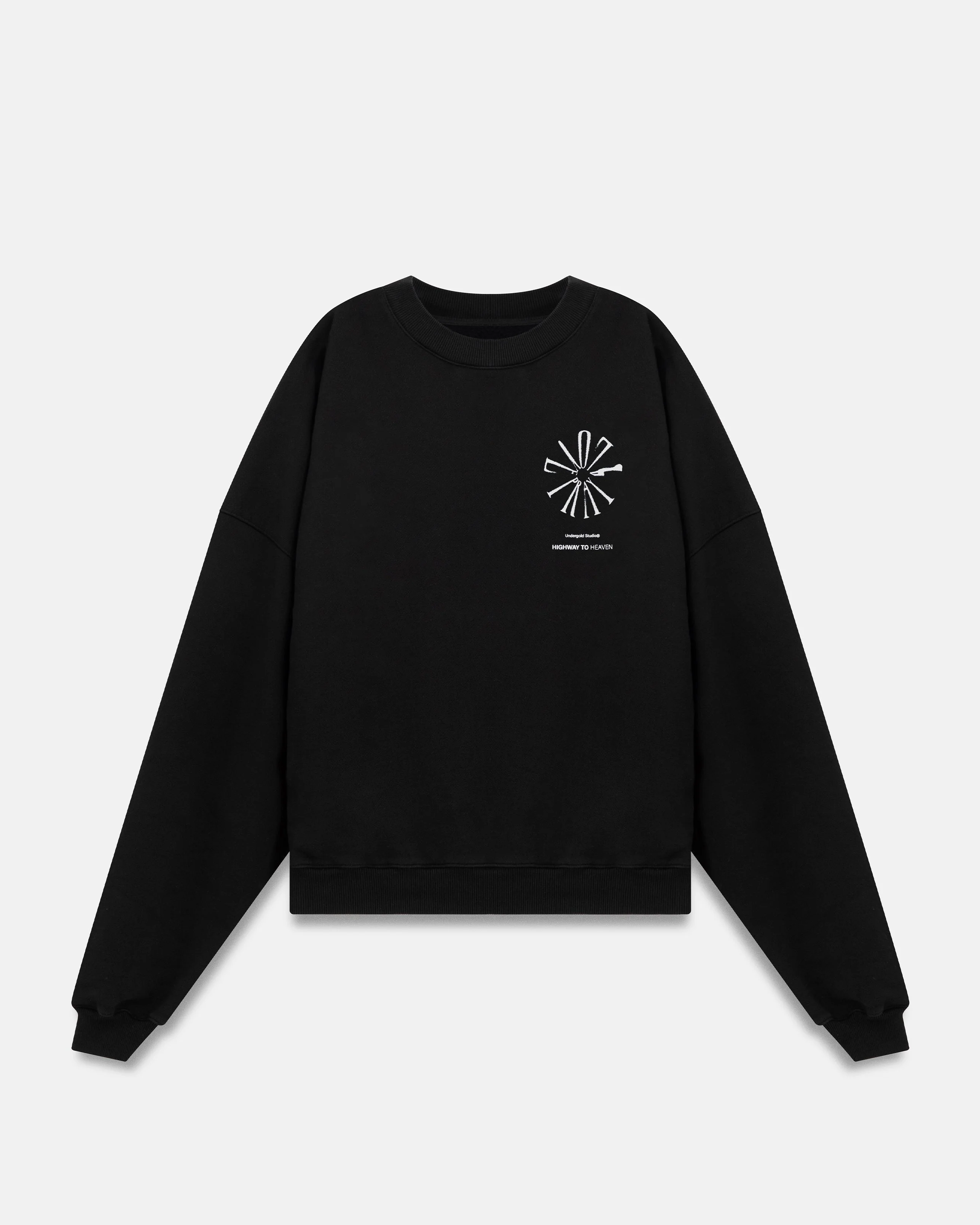 Spring Pray 4 Love Boxy Fit Crewneck Black - Image 3