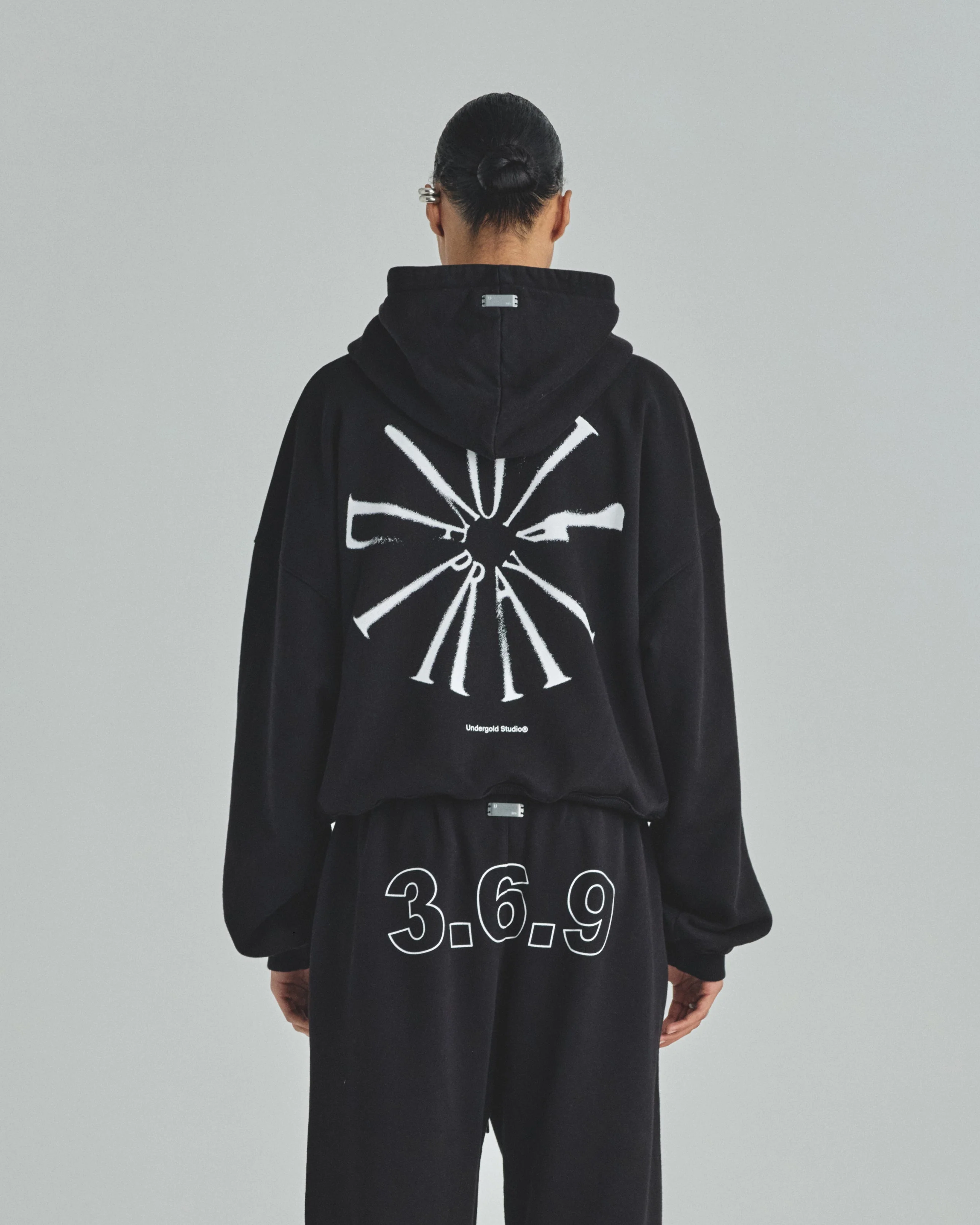 Spring Pray 4 Love Boxy Fit Hoodie Black - Image 7