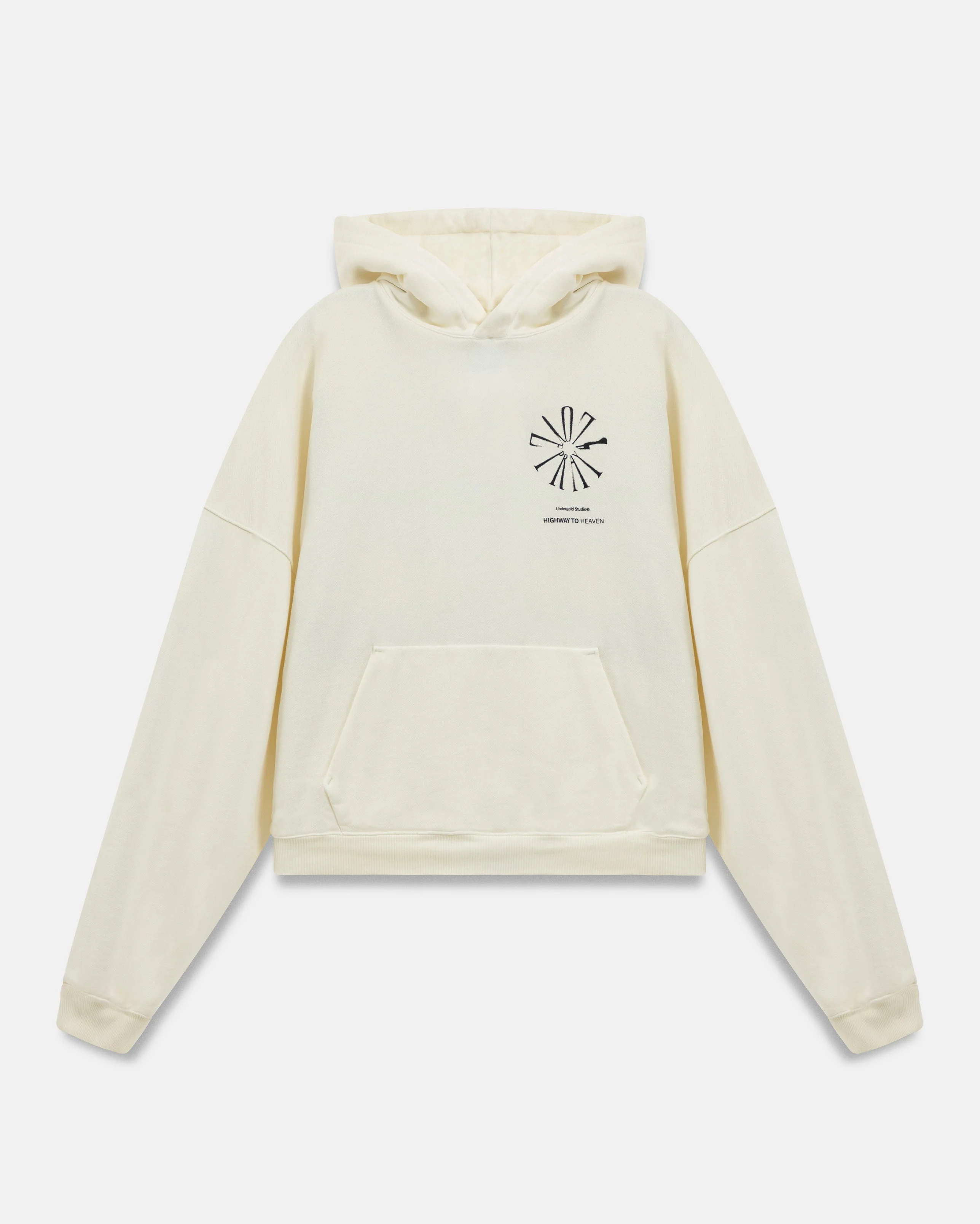 Spring Pray 4 Love Boxy Fit Hoodie White - Image 3