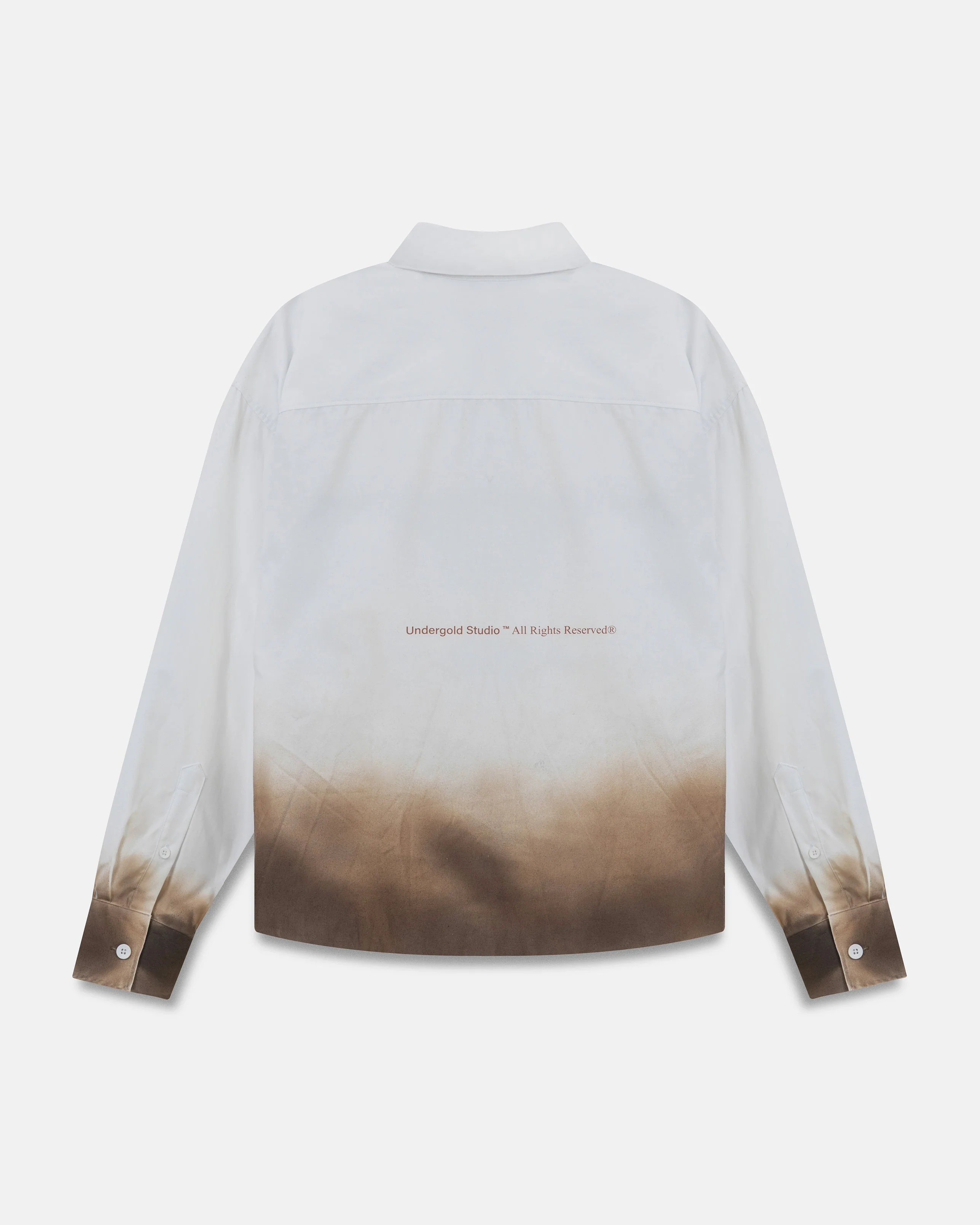 Spring Pray 4 Love Boxy Fit Long Sleeve Shirt Burnt White - Image 3