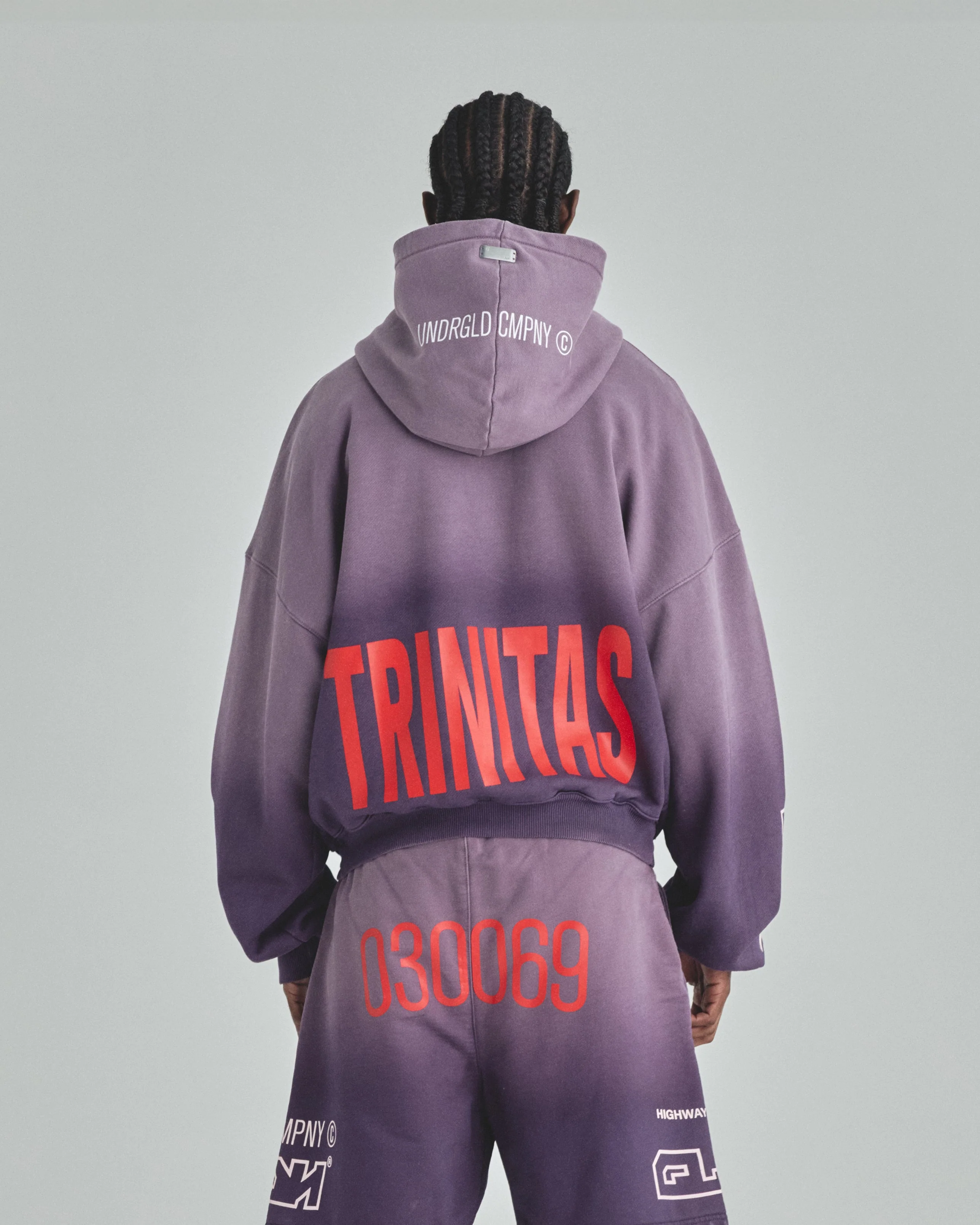 Spring Trinitas Boxy Fit Hoodie Sandblast Grape - Image 7