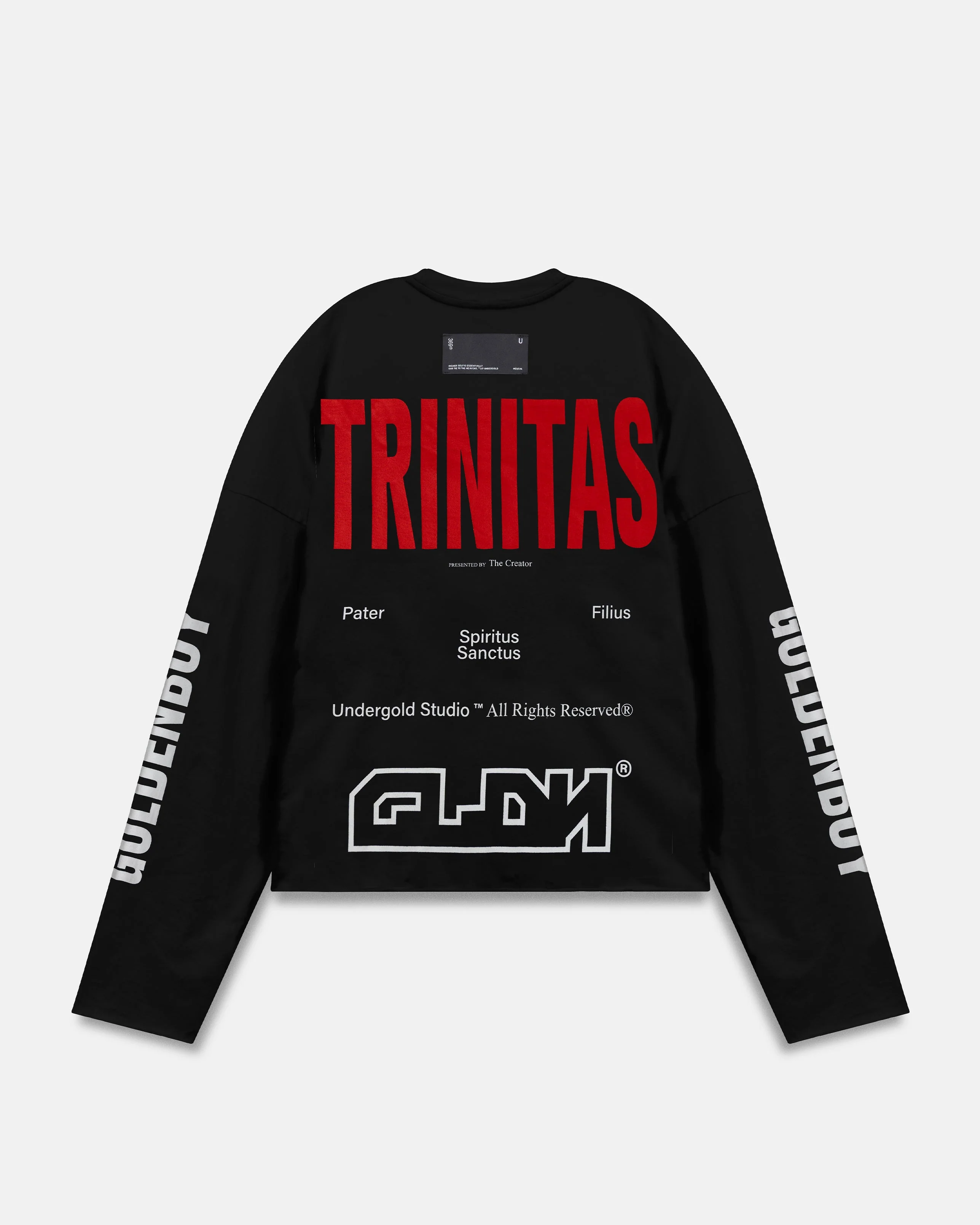 Spring Trinitas Long Sleeve Tshirt Black - Image 3
