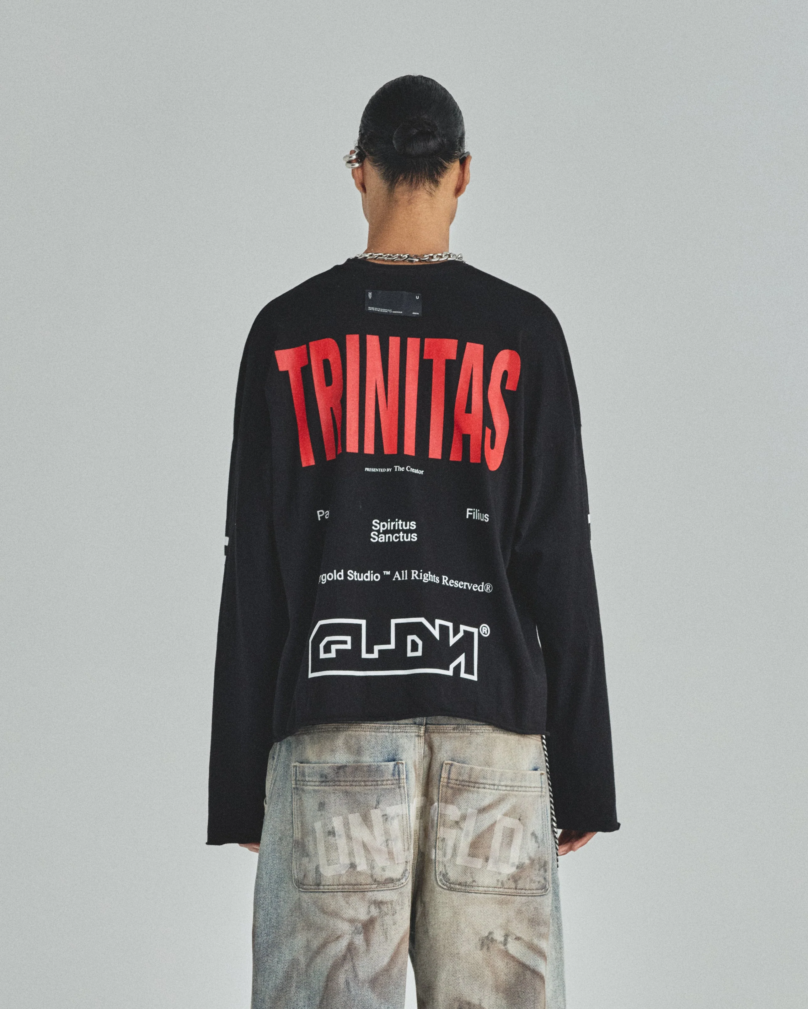 Spring Trinitas Long Sleeve Tshirt Black - Image 7