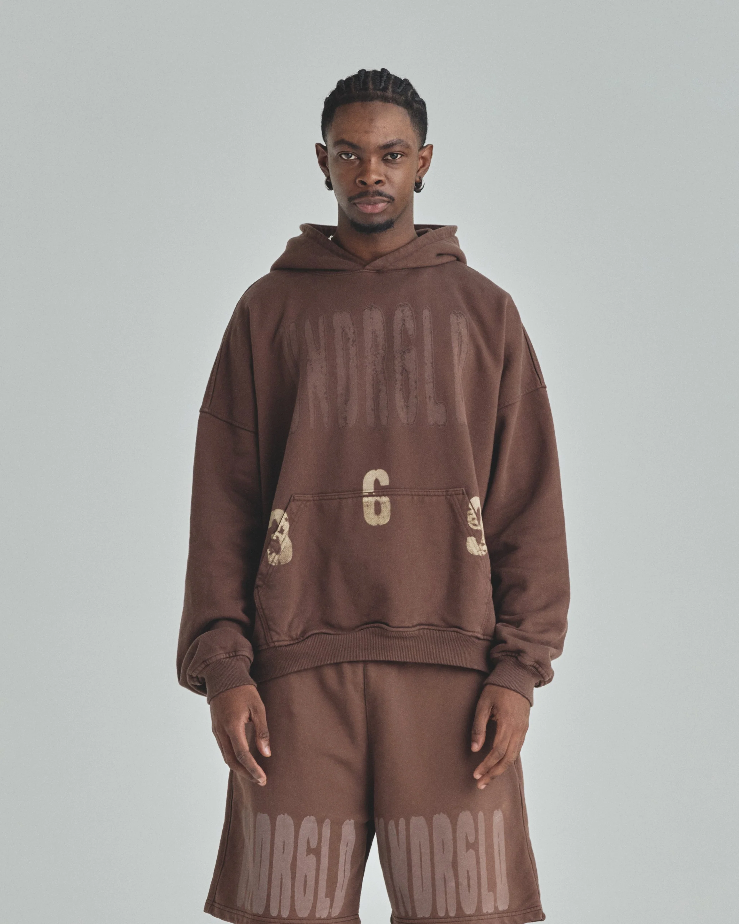 Spring UNDRGLD Hoodie Brown - Image 8