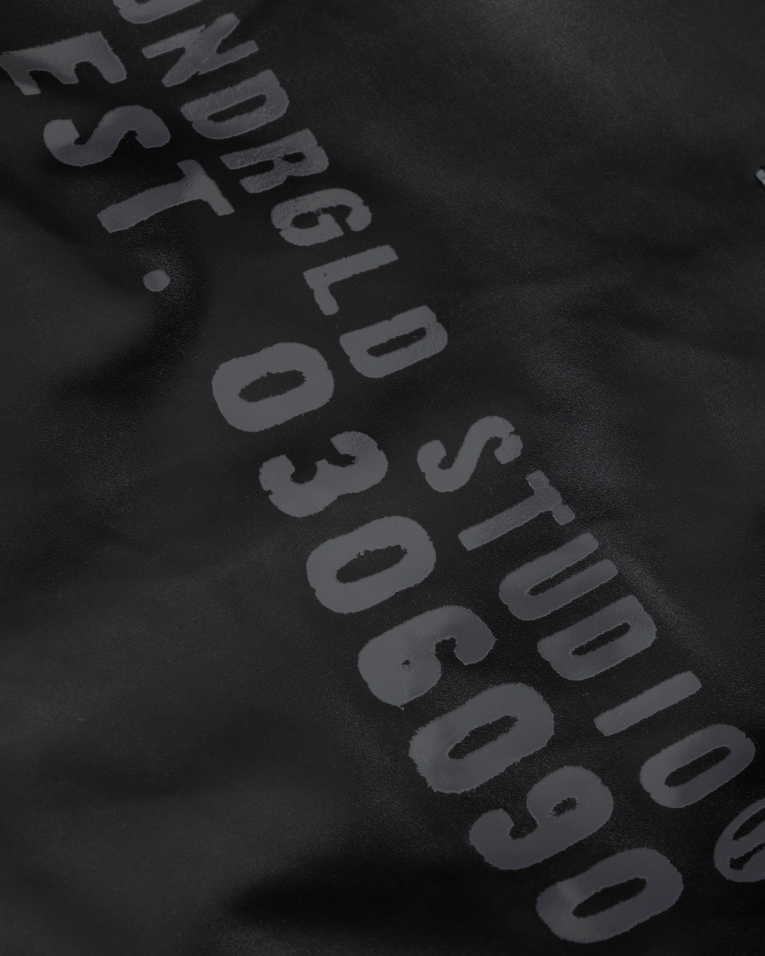 Spring Worn Logo Biker Jacket Black - Image 5