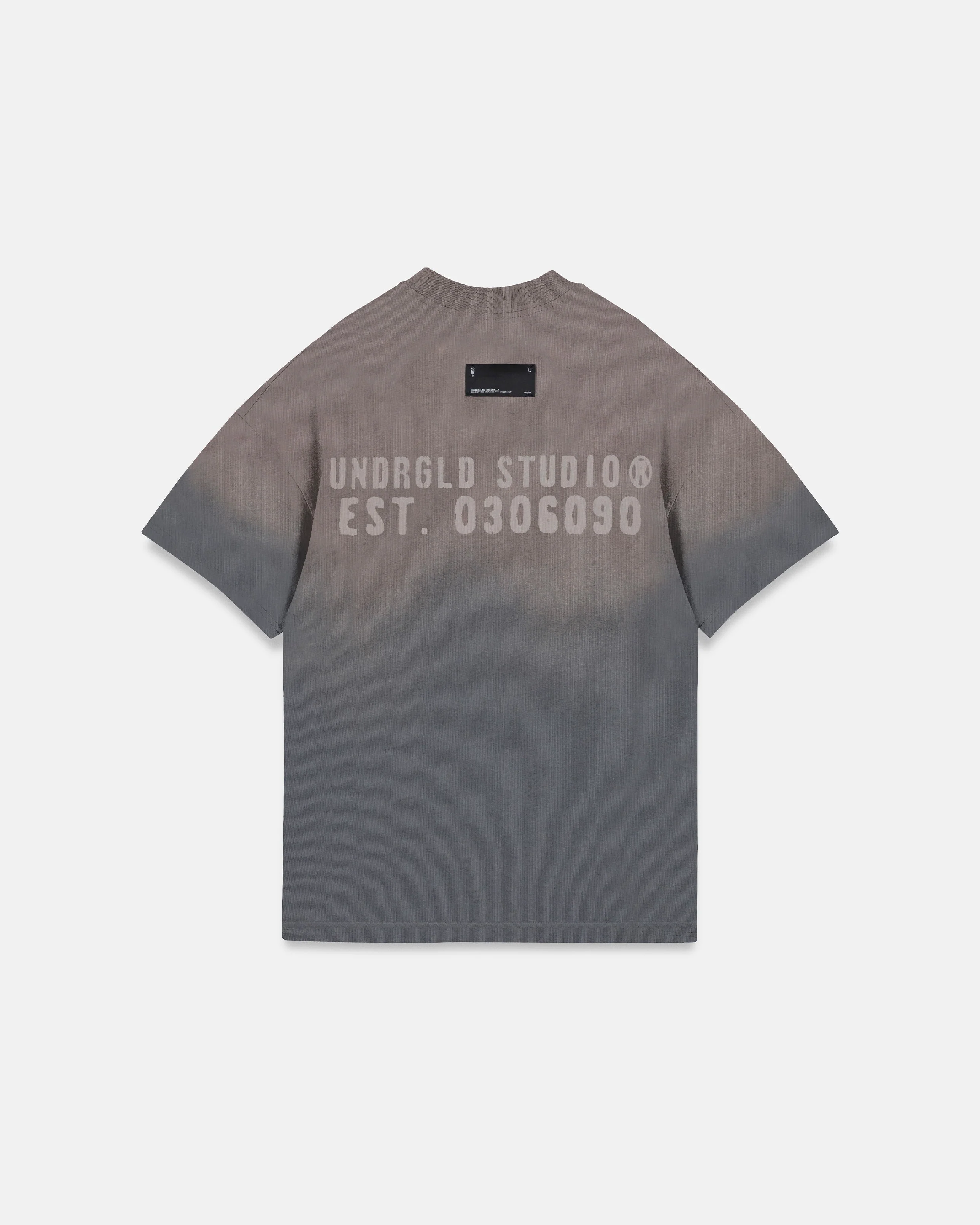 Spring Worn Logo Tshirt Sandblast Gray - Image 3