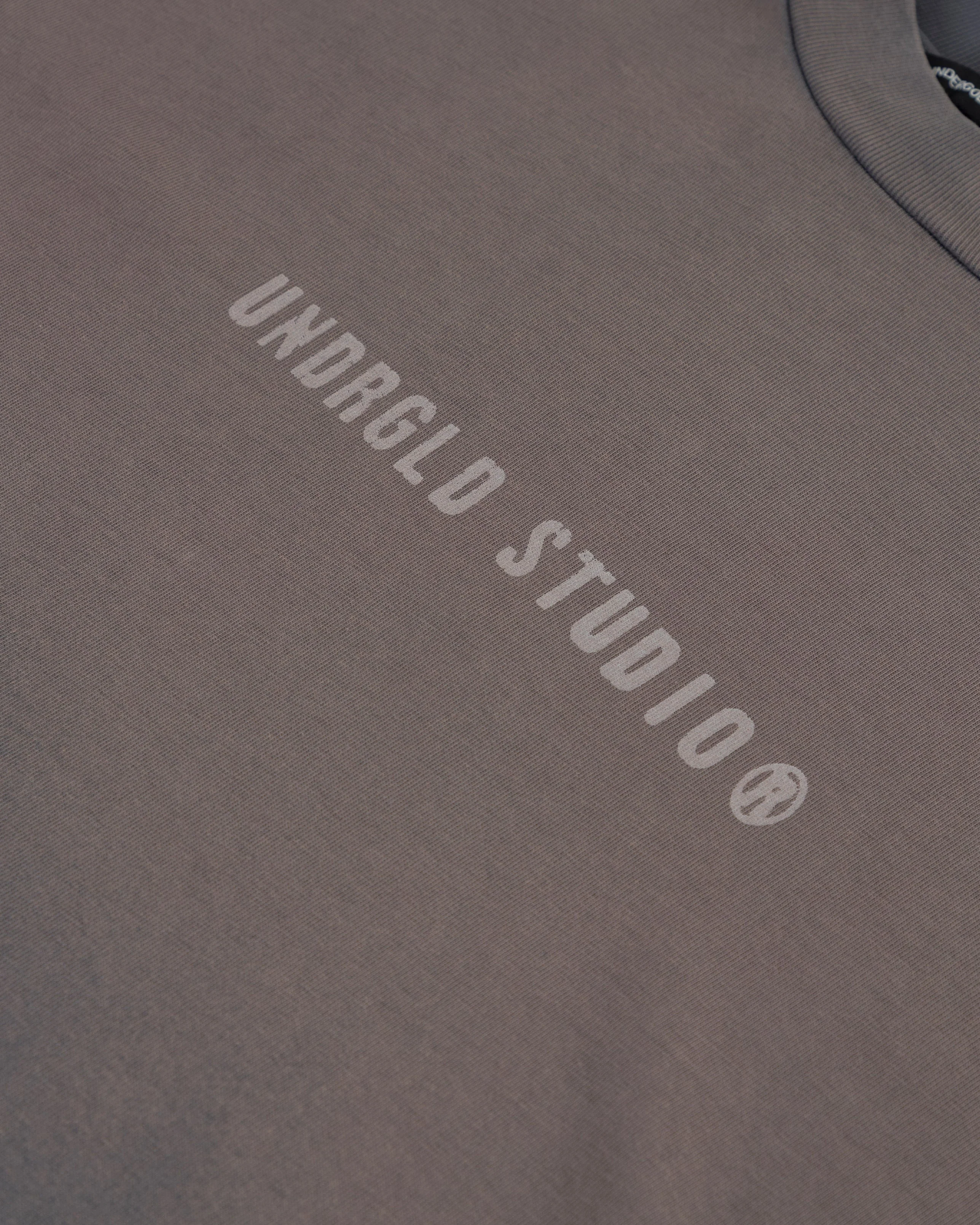 Spring Worn Logo Tshirt Sandblast Gray - Image 6