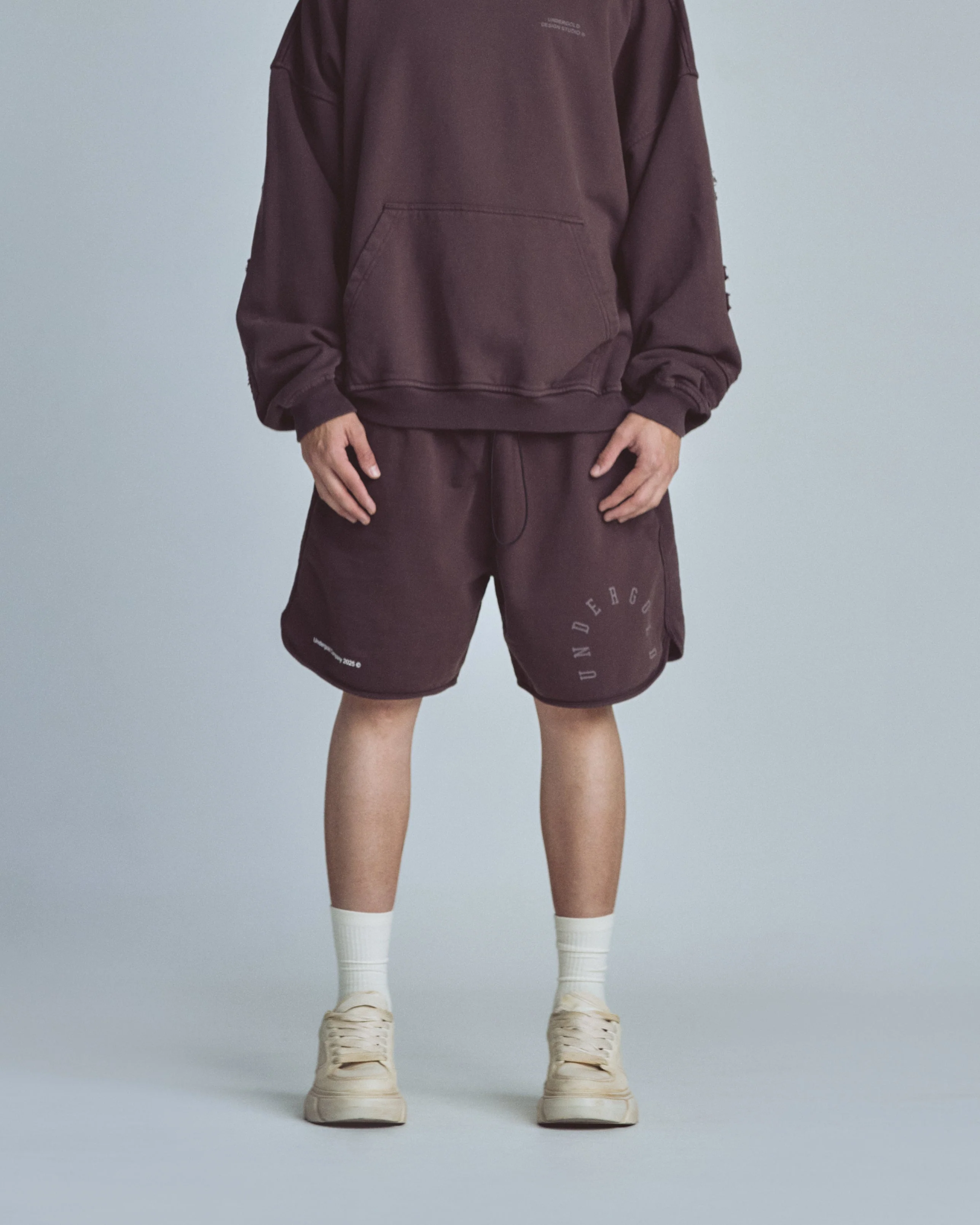 Stardust Basic Biased Shorts Brown - Image 8