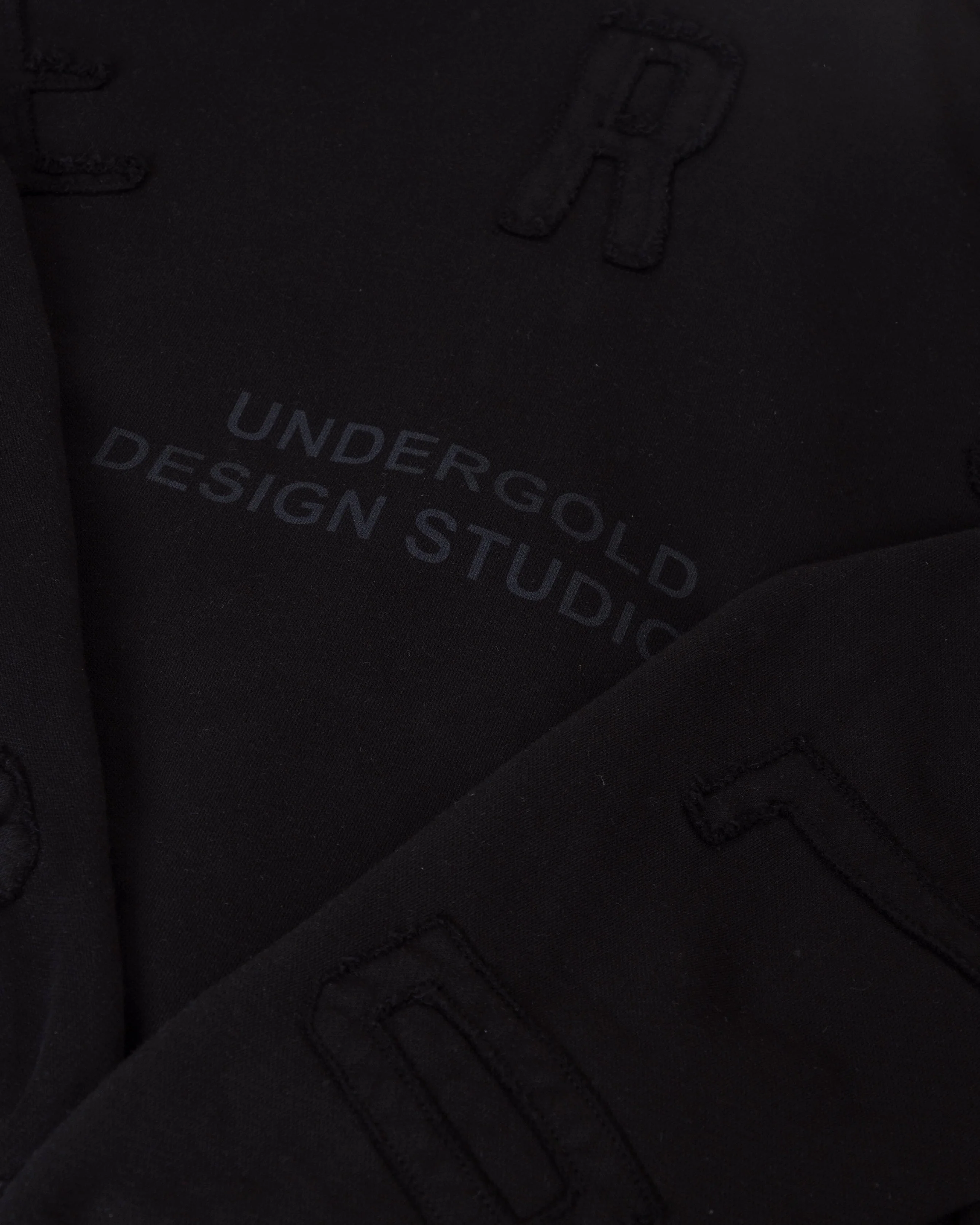 Stardust Basic Zip Up Hoodie Black - Image 4