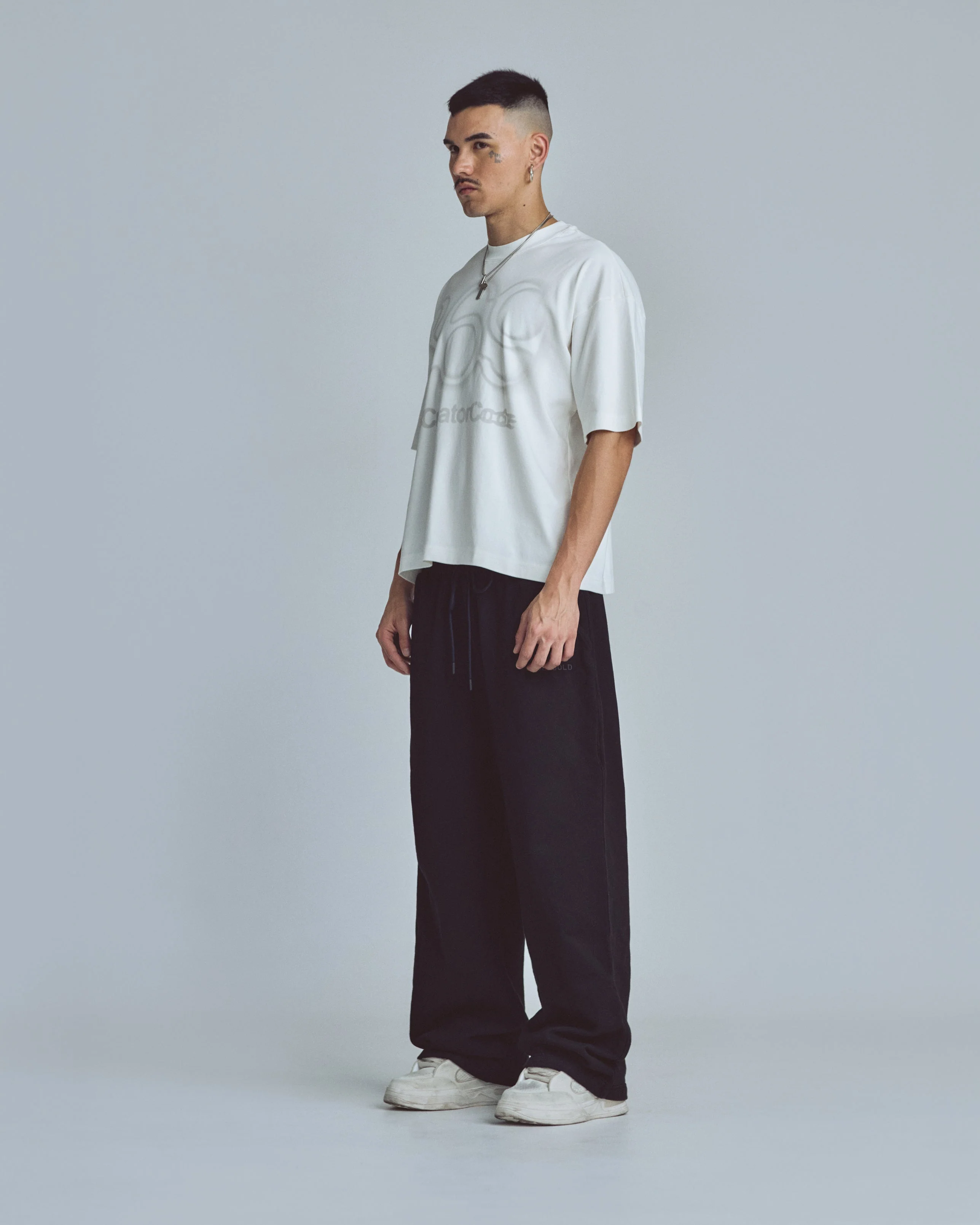 Stardust Code Boxy Fit Tshirt White - Image 5