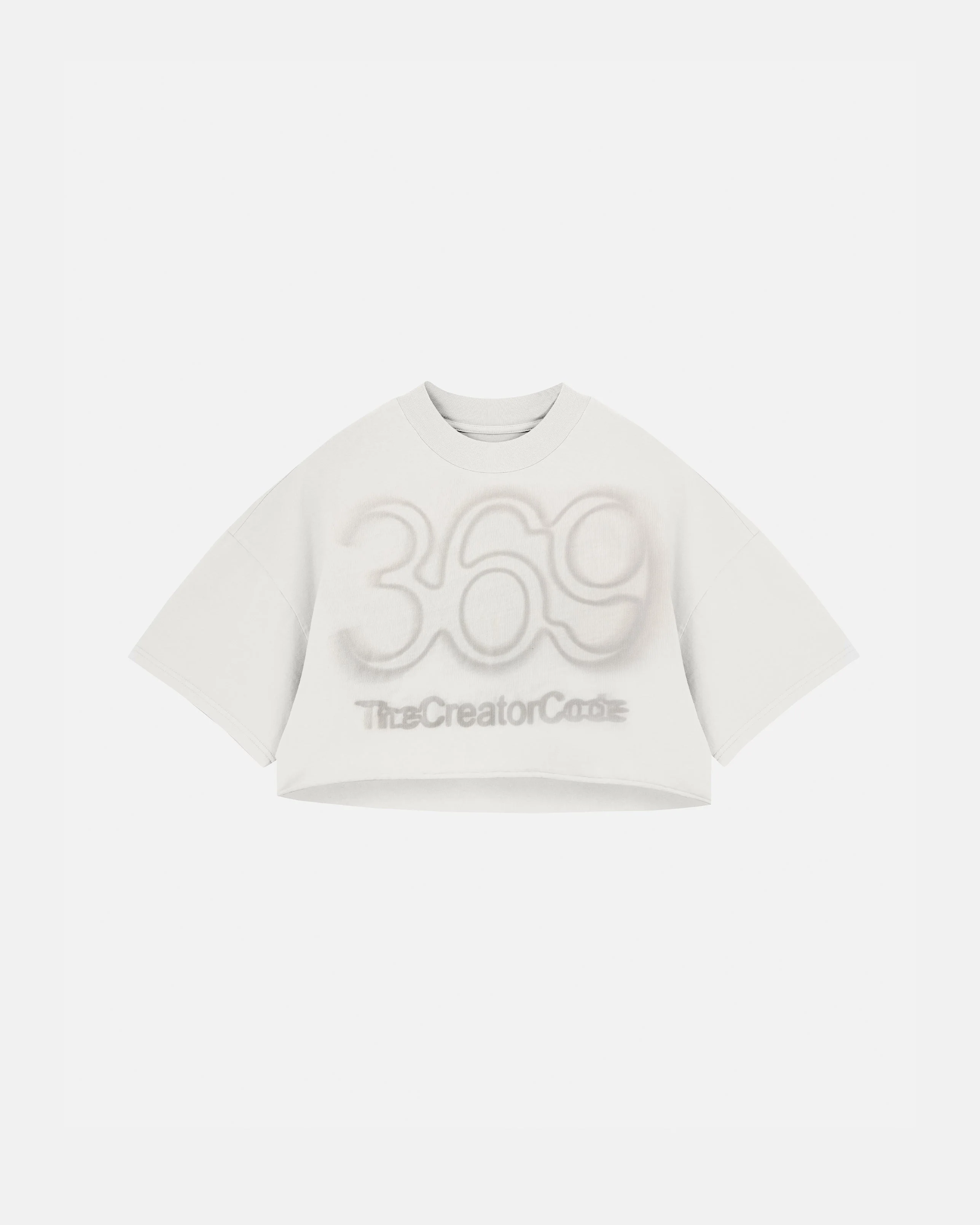 Stardust Code Crop Top White