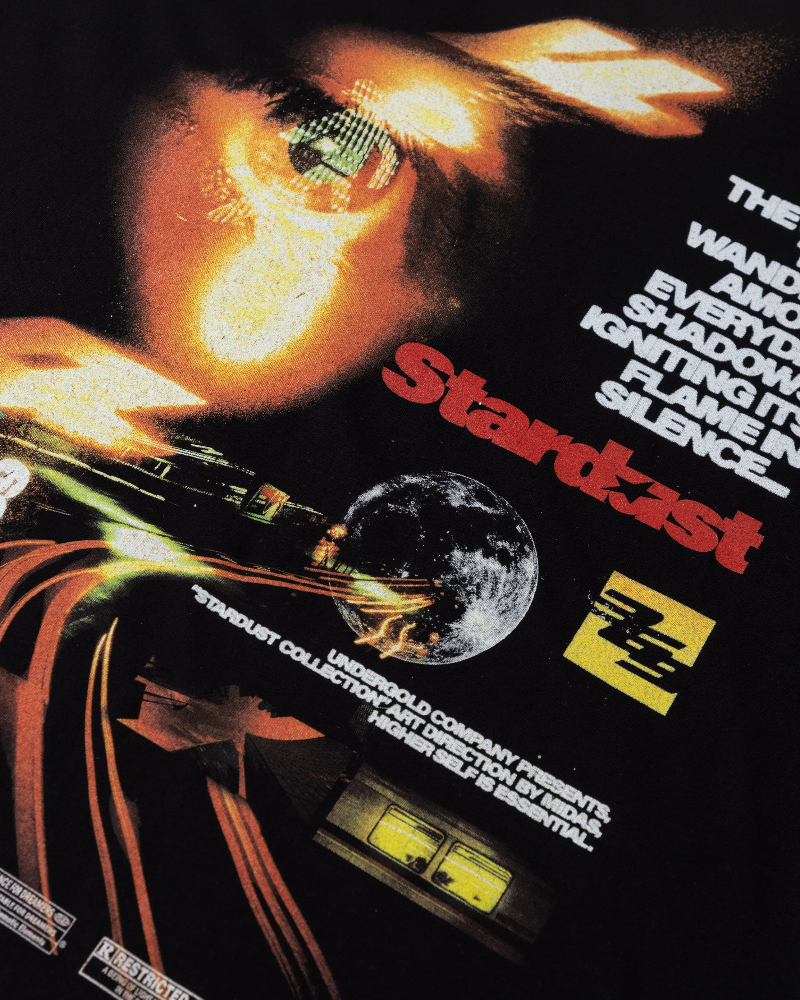 Stardust Night Drive Tshirt Black - Image 4