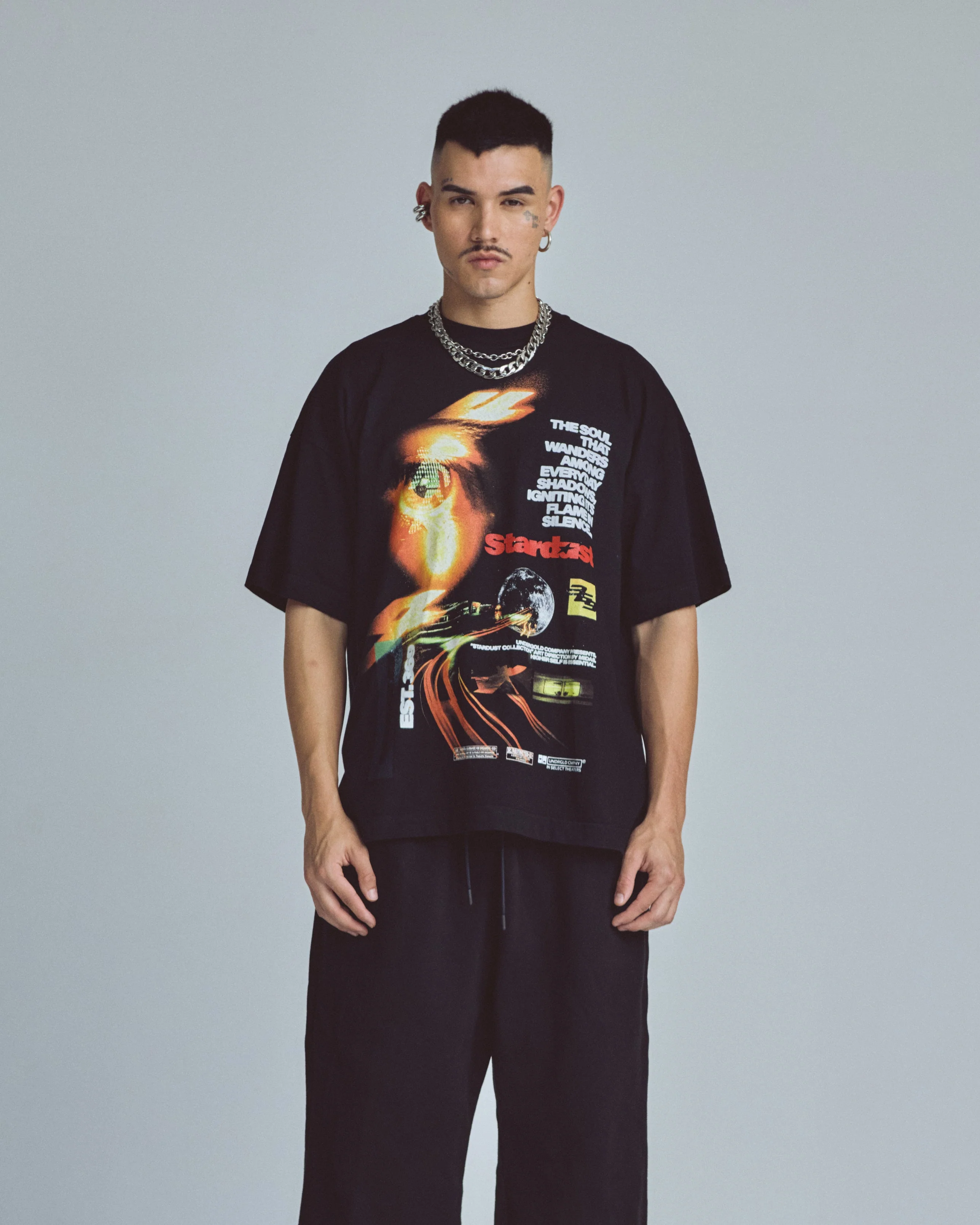 Stardust Night Drive Tshirt Black - Image 8