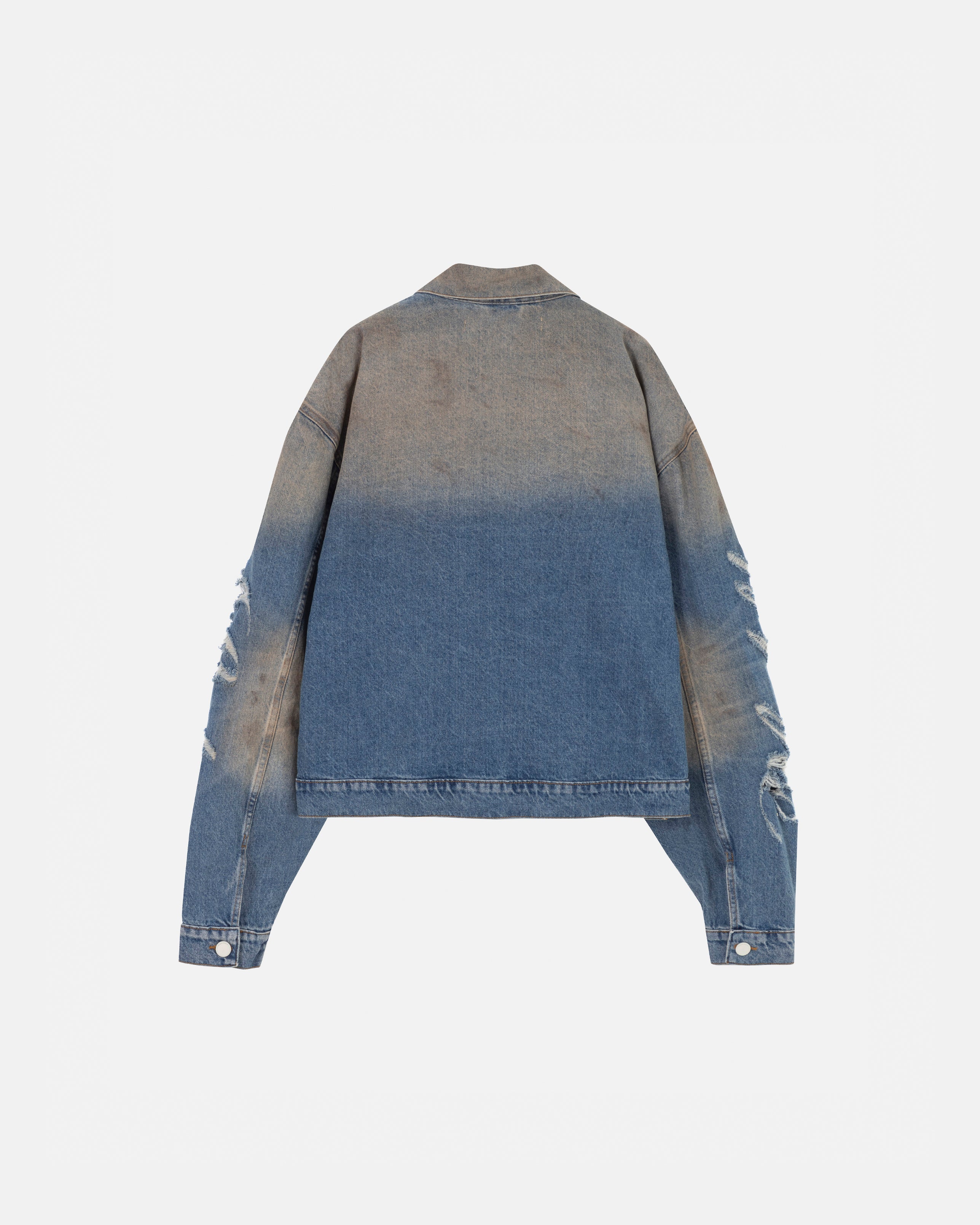 Stardust Undgld Studio Boxy Fit Jacket Mechanic Blue - Image 3