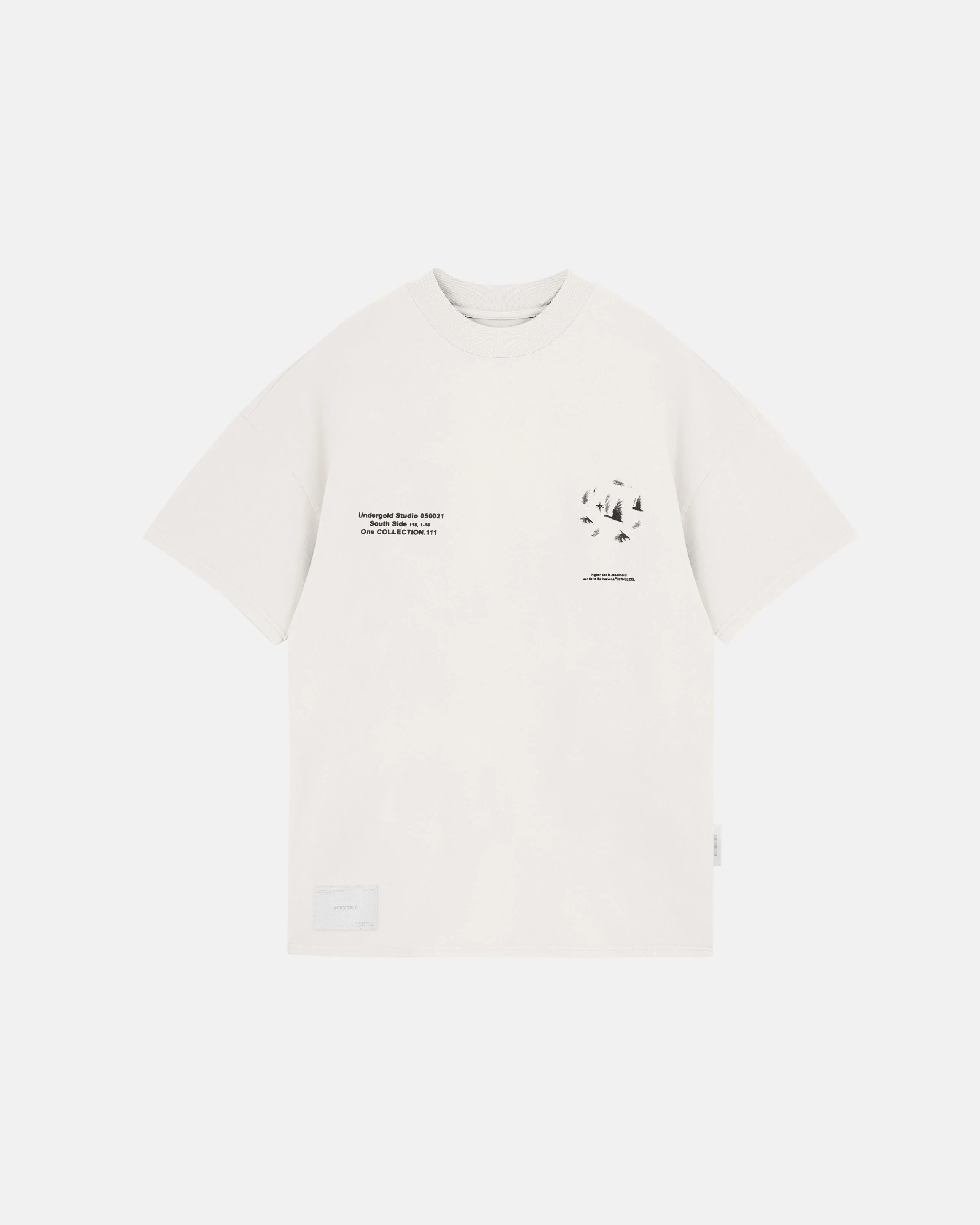 The One Angel Circle Tshirt White - Image 3