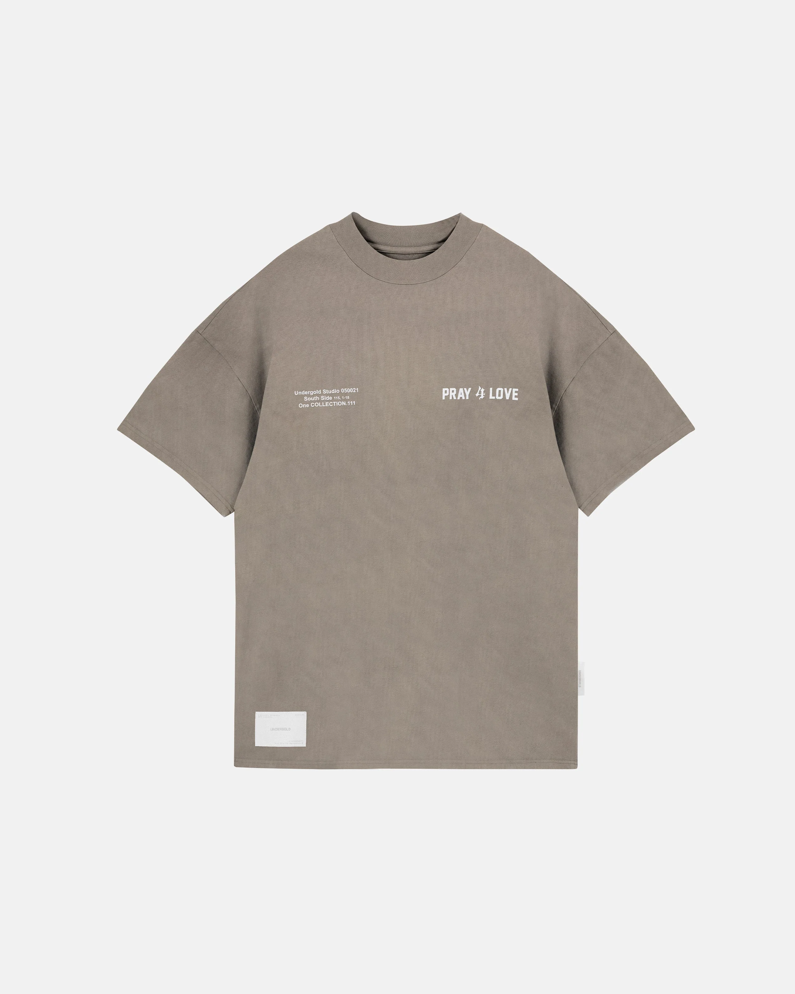 The One Pray 4 Love Tshirt Gray - Image 3