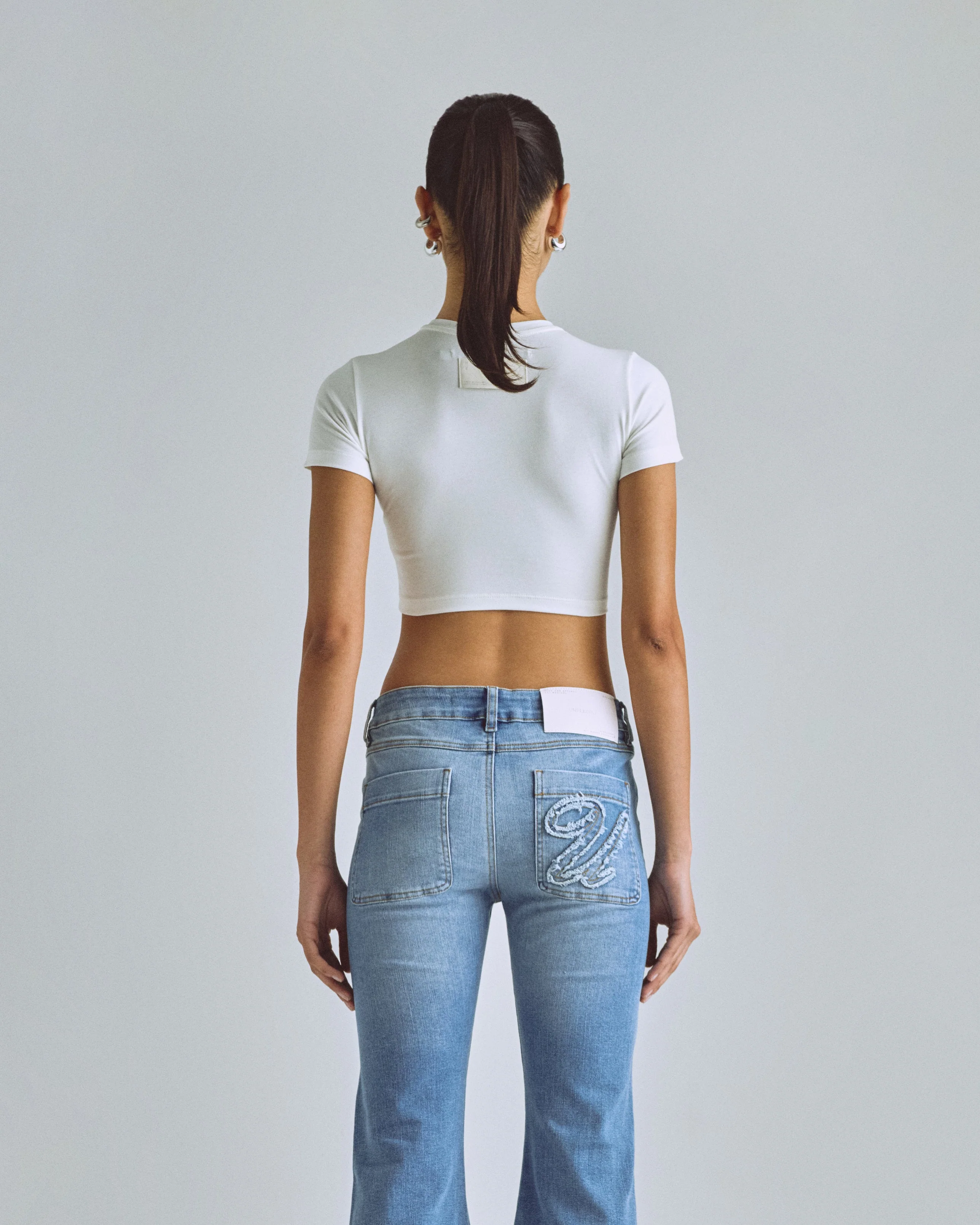 The Path Dawn Baby Tee White - Image 7