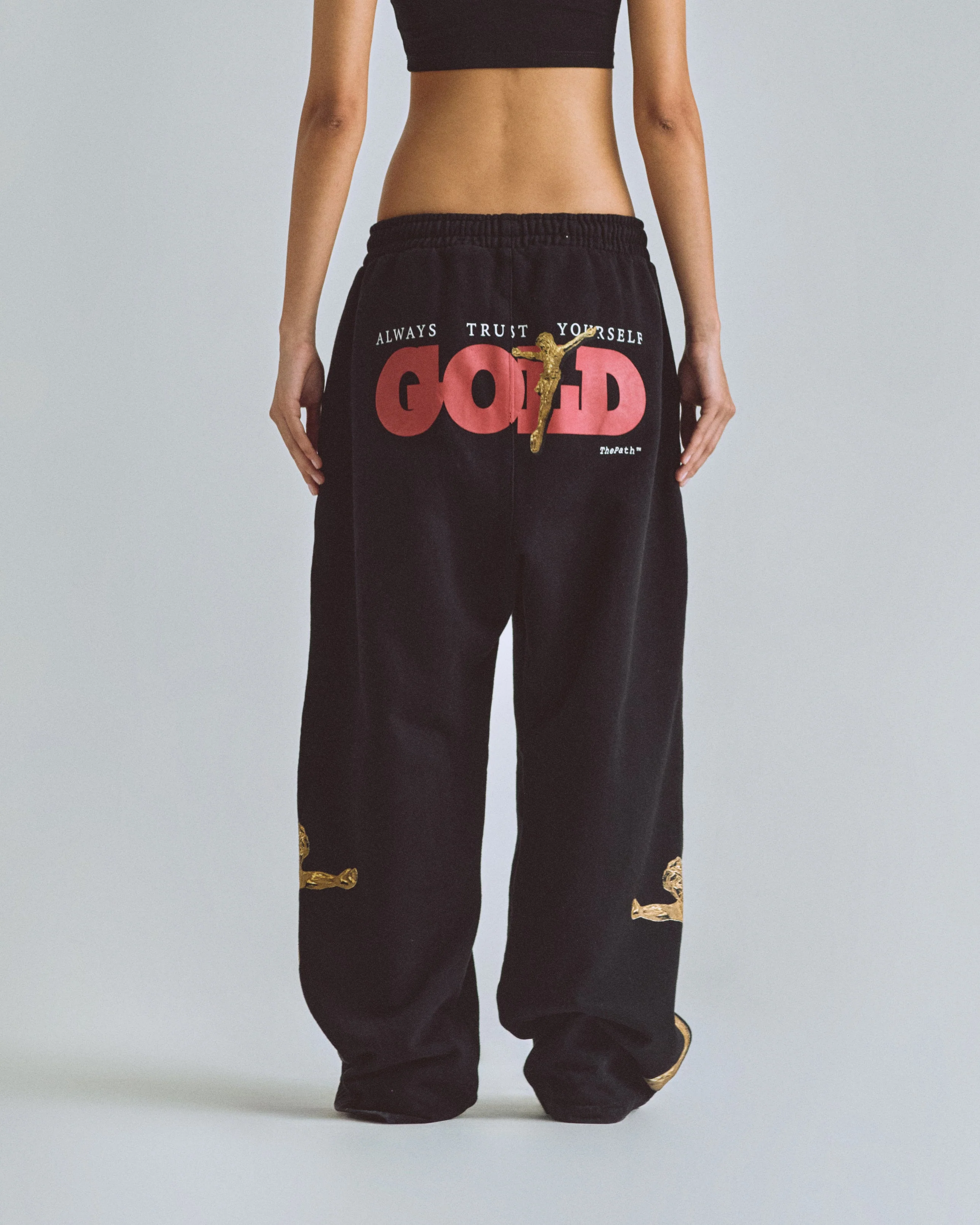 The Path Golden Christ Straightpants Black - Image 10