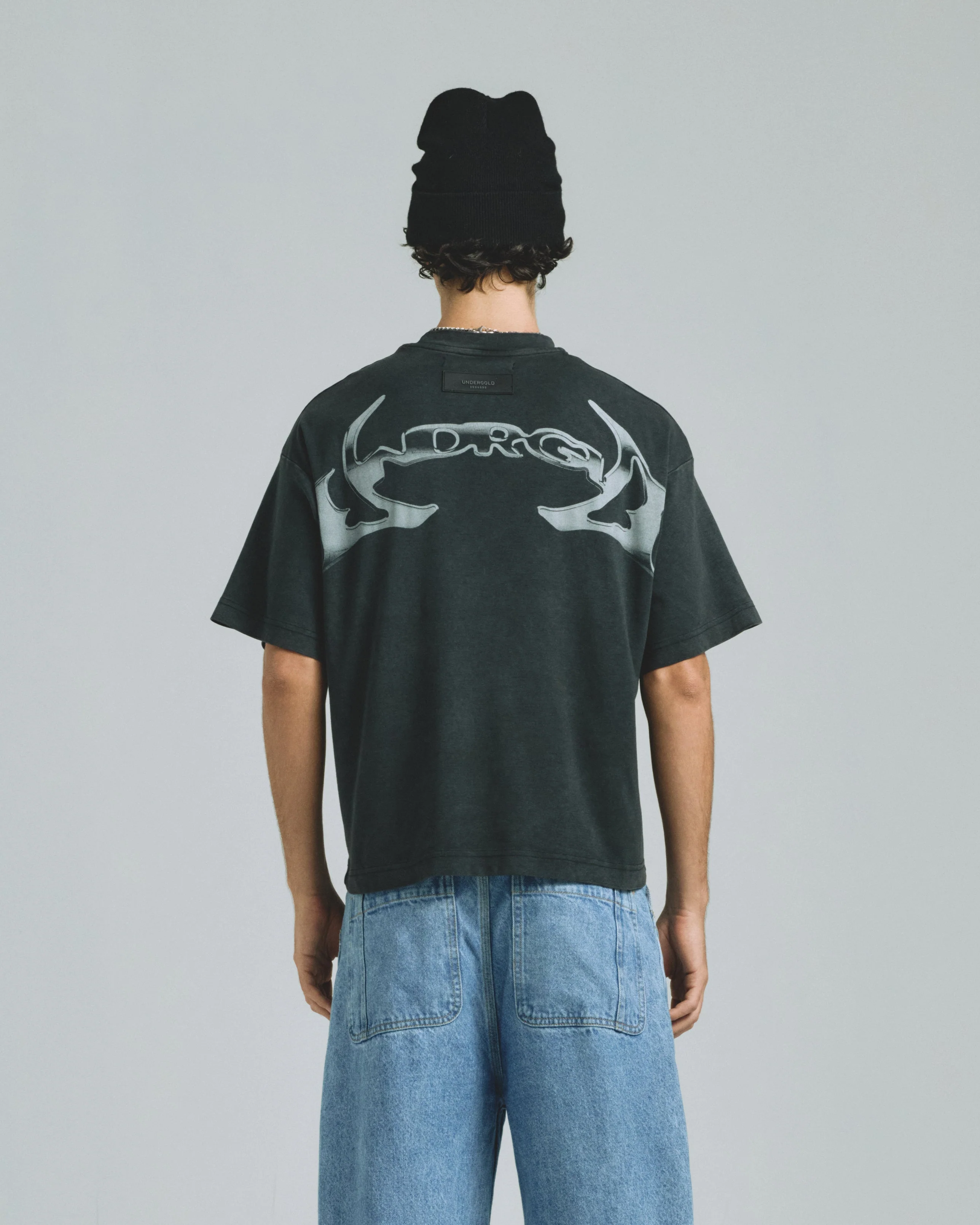 Thunder Rider Pigeons Boxy Fit Tshirt Vintage Black - Image 7