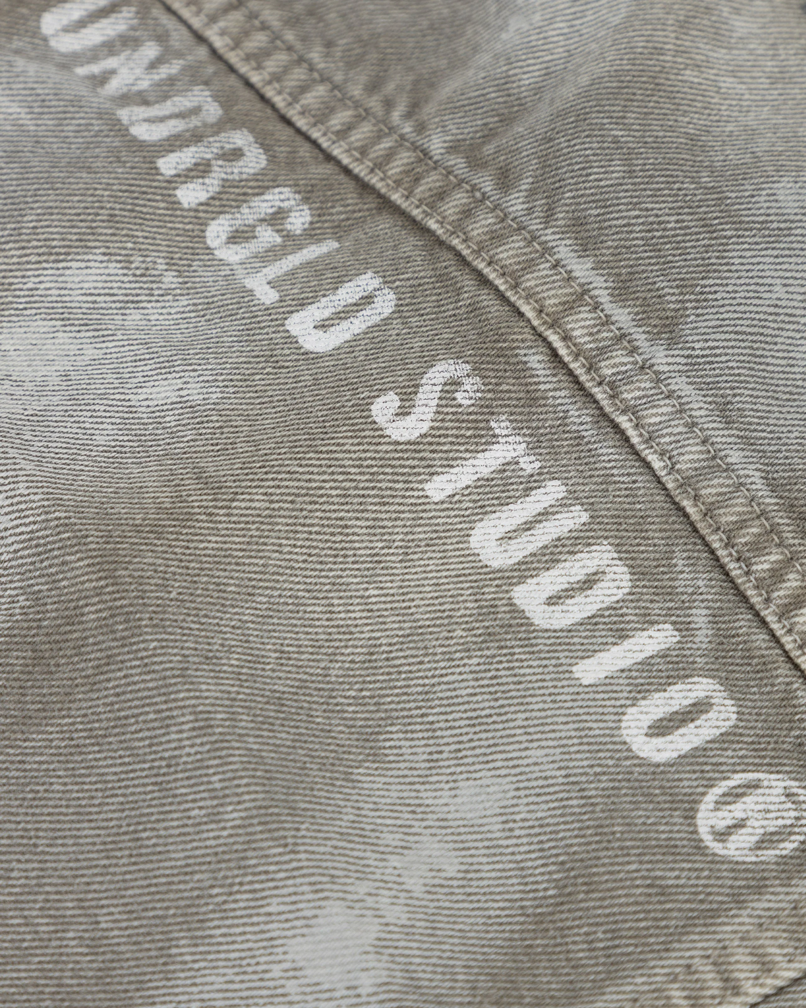 W 94' Worn Logo Jacket Smoke Gray - Image 4