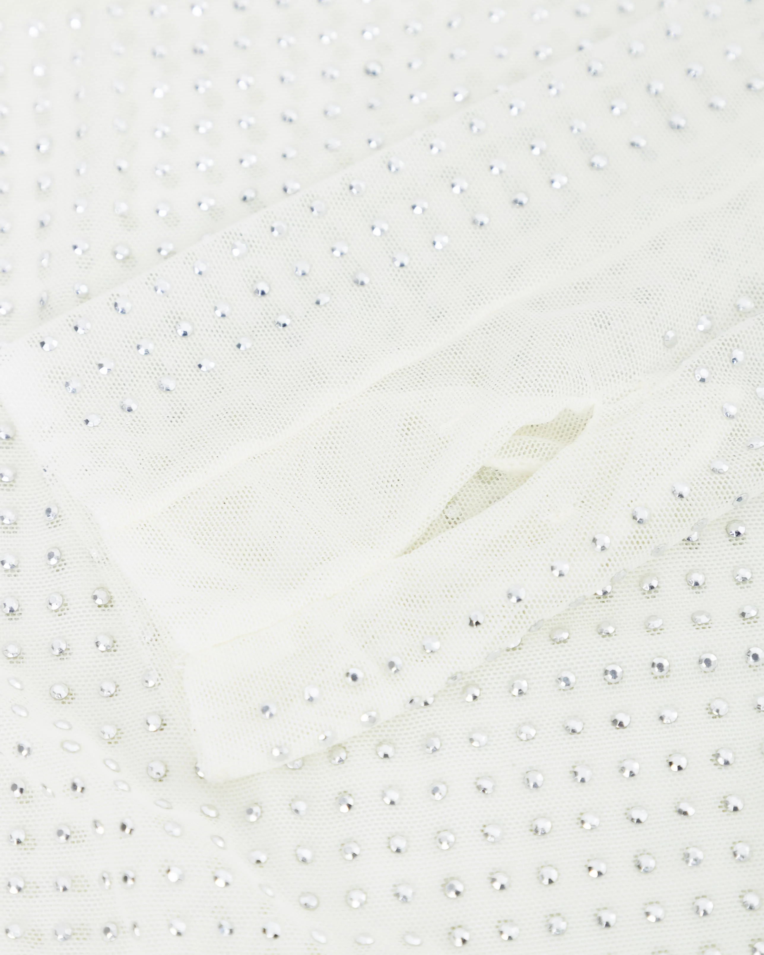 W Agnus Dei Rhinestone Longsleeve Cream - Image 6