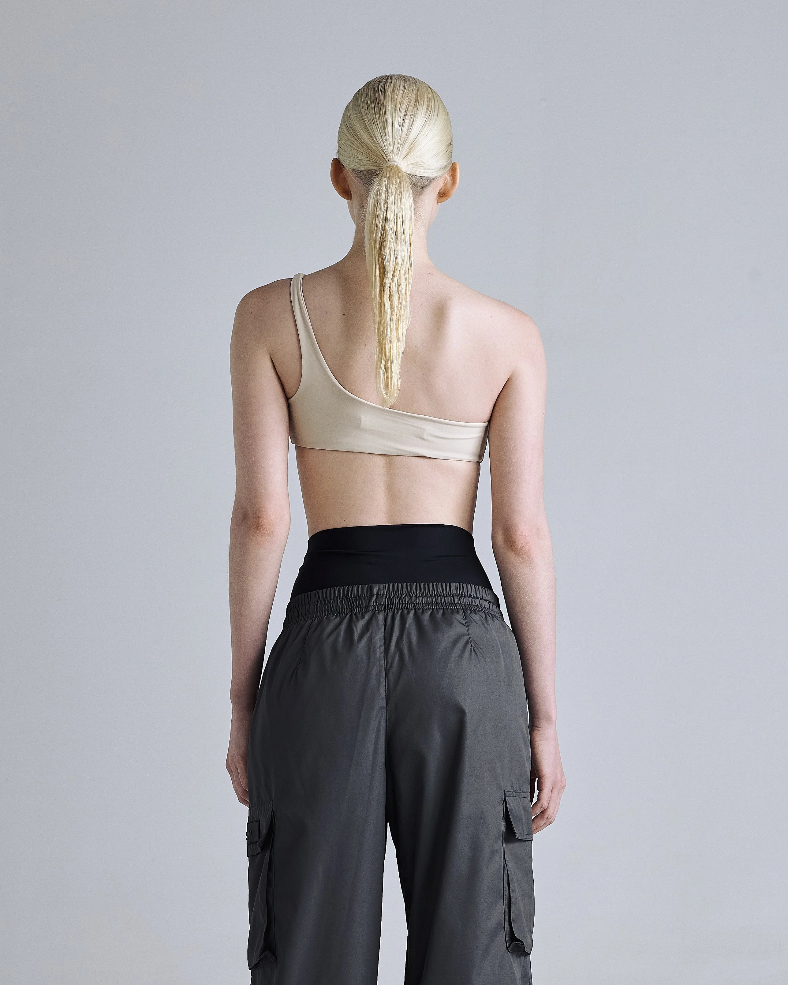 W Basics One Shoulder Top Bone - Image 5