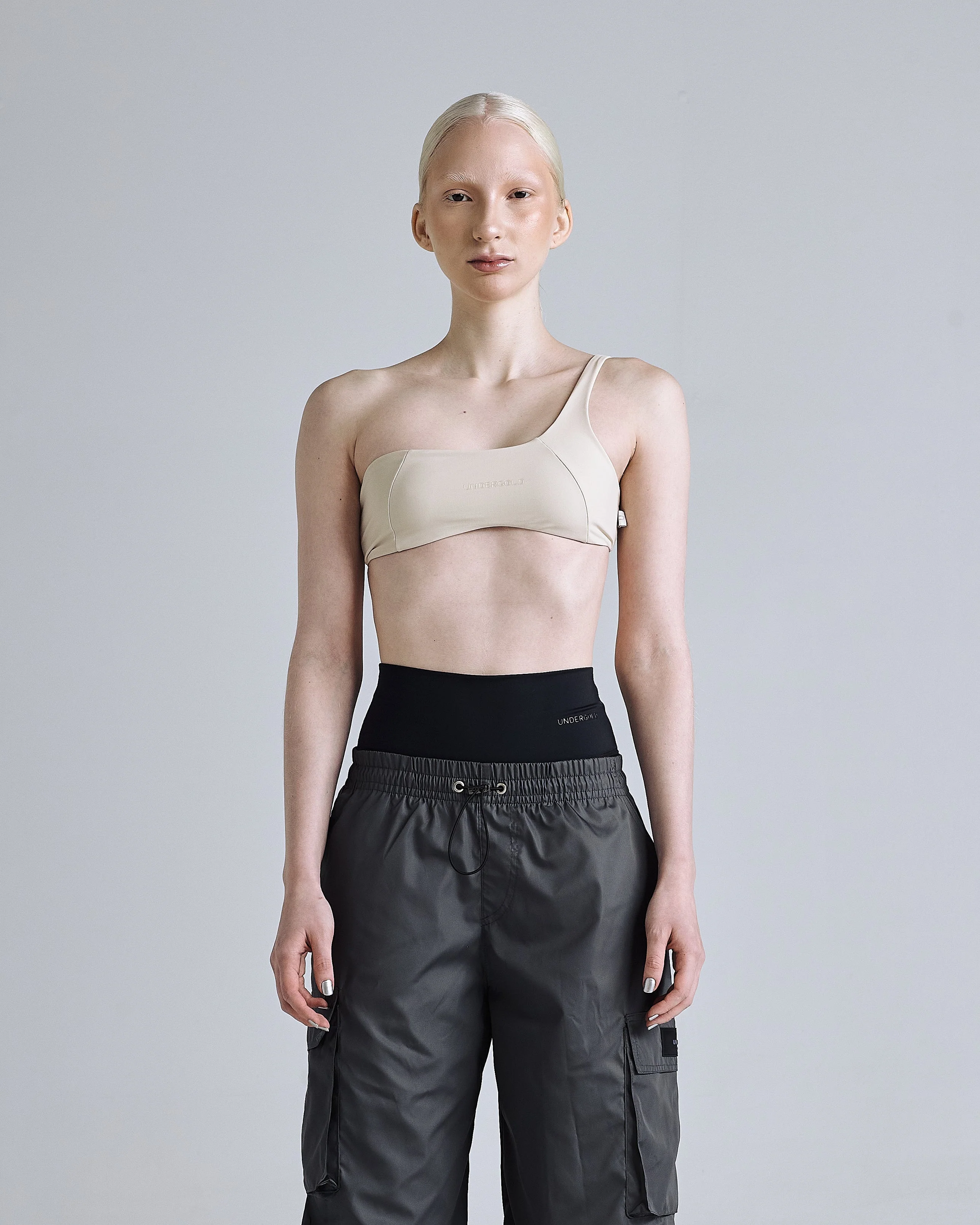 W Basics One Shoulder Top Bone - Image 6