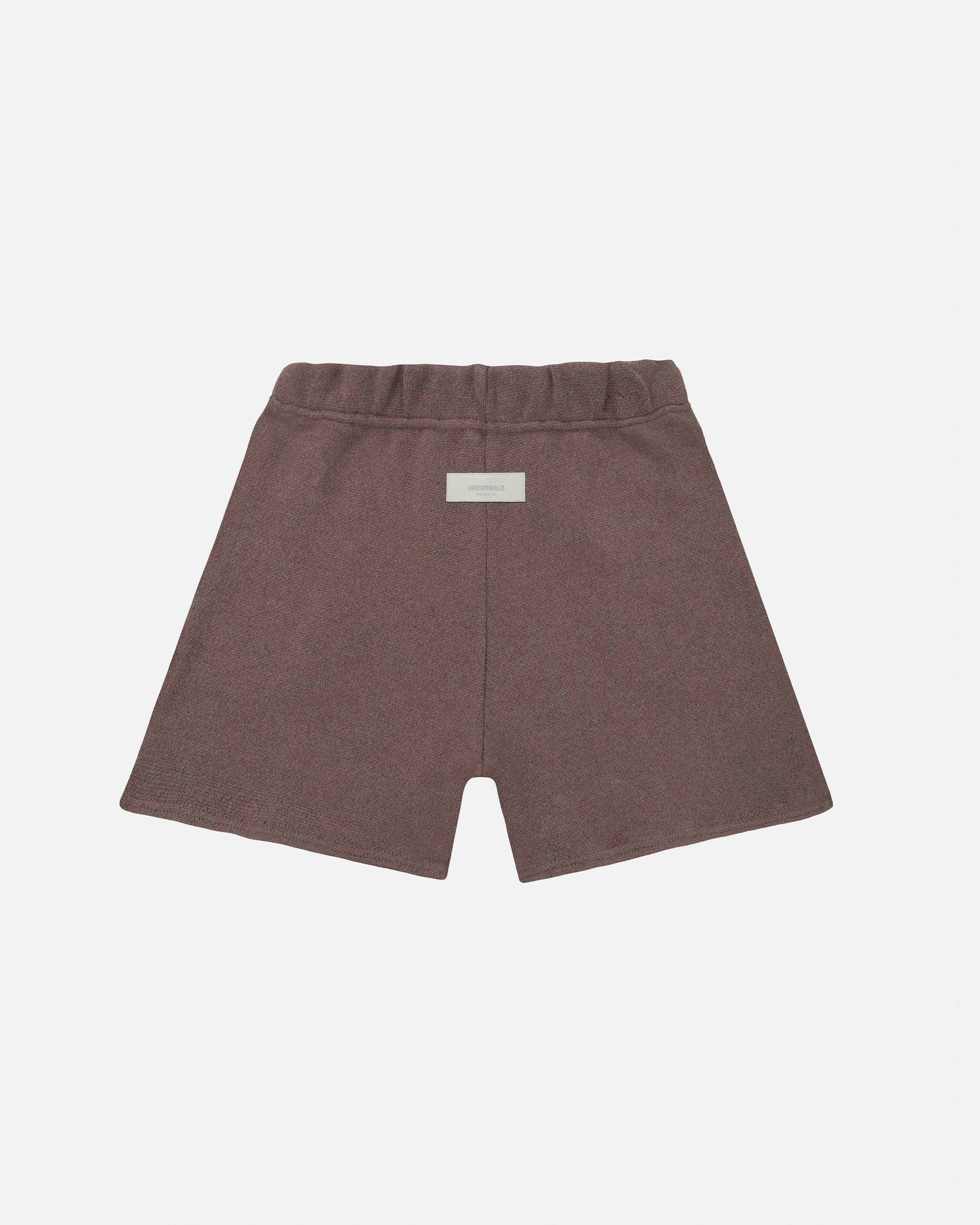 W Basics Undergold Design Studio Knit Short Brown - Image 3
