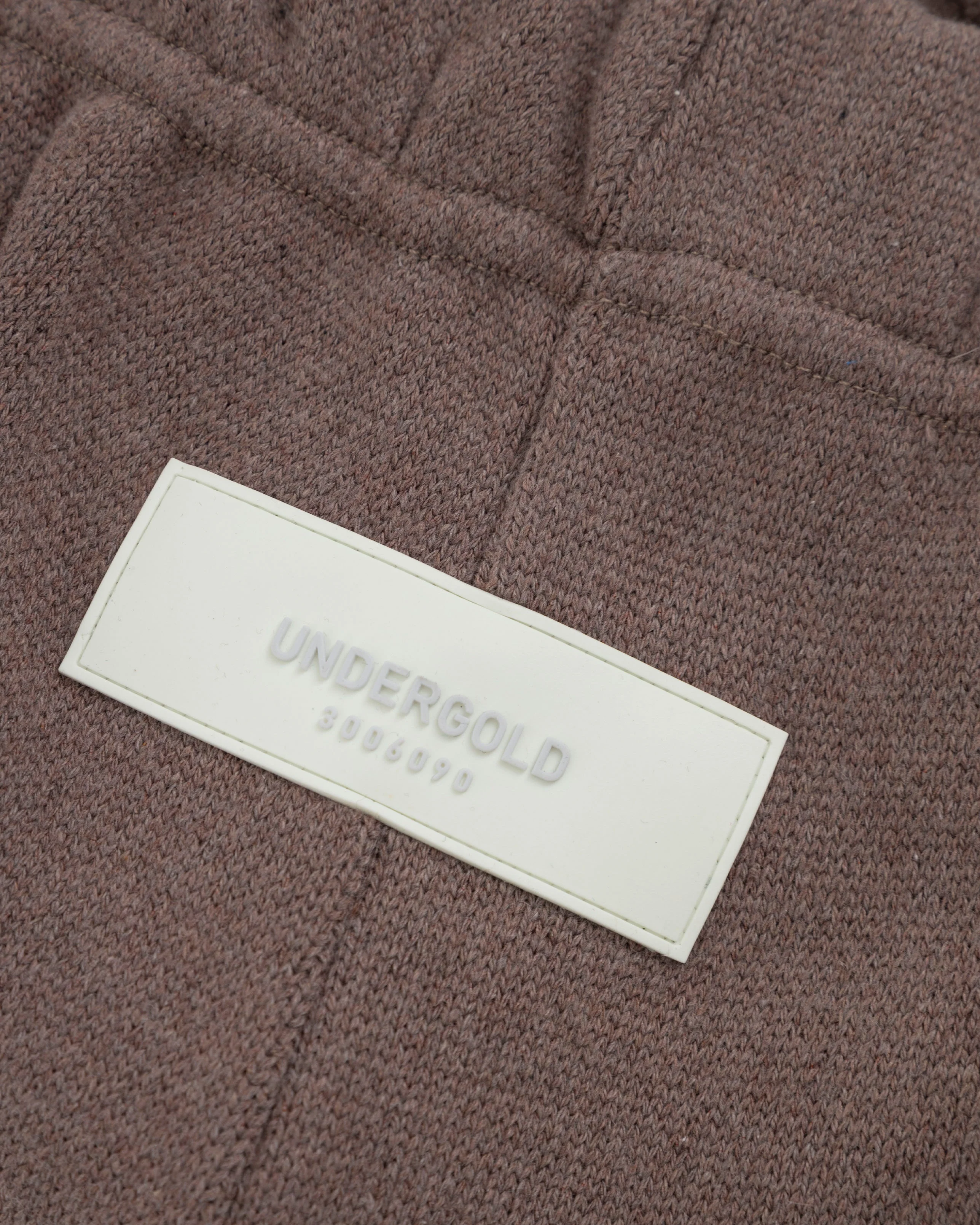 W Basics Undergold Design Studio Knit Short Brown - Image 7