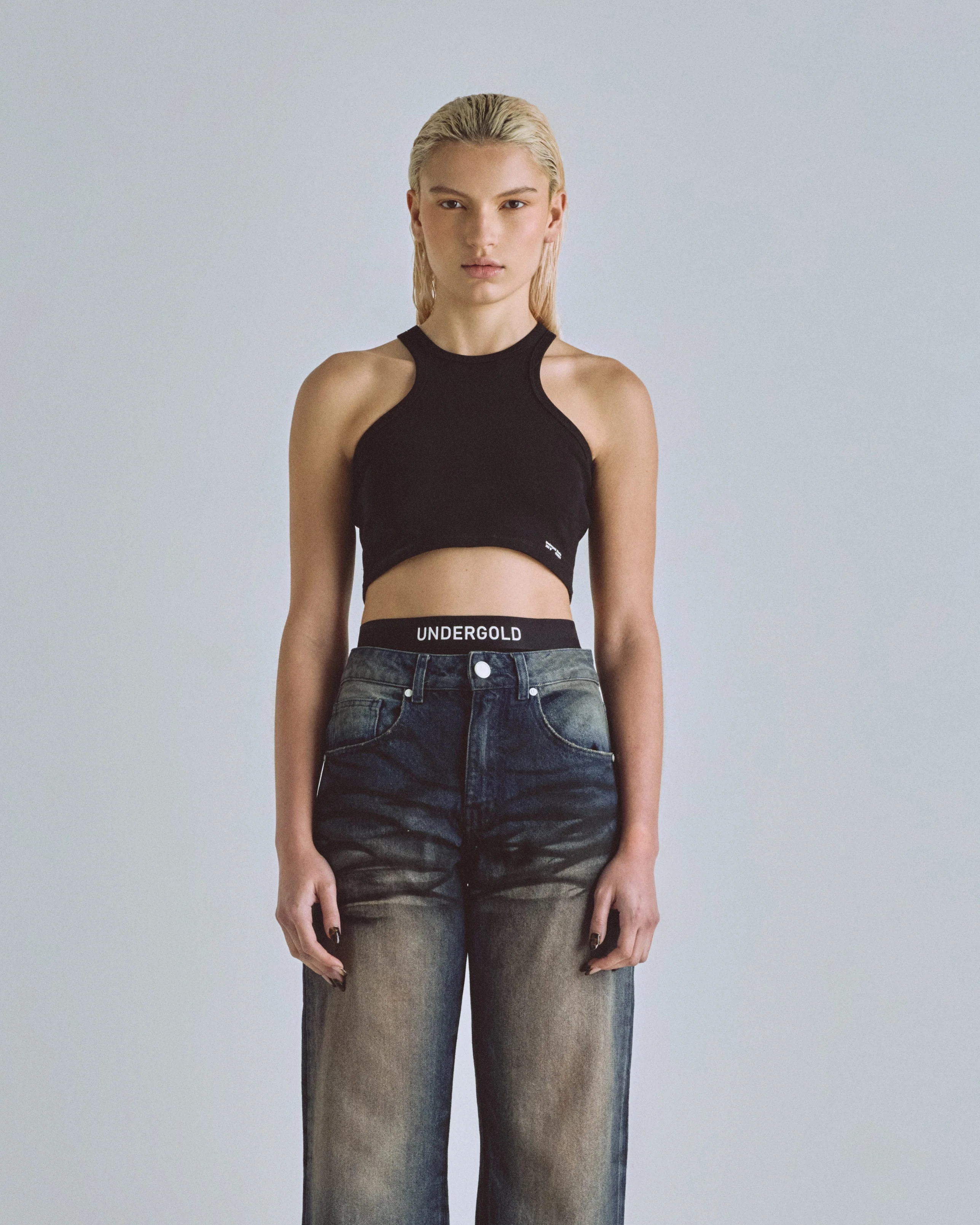 W Basics Undergold Studio Tank Top Black - Image 2