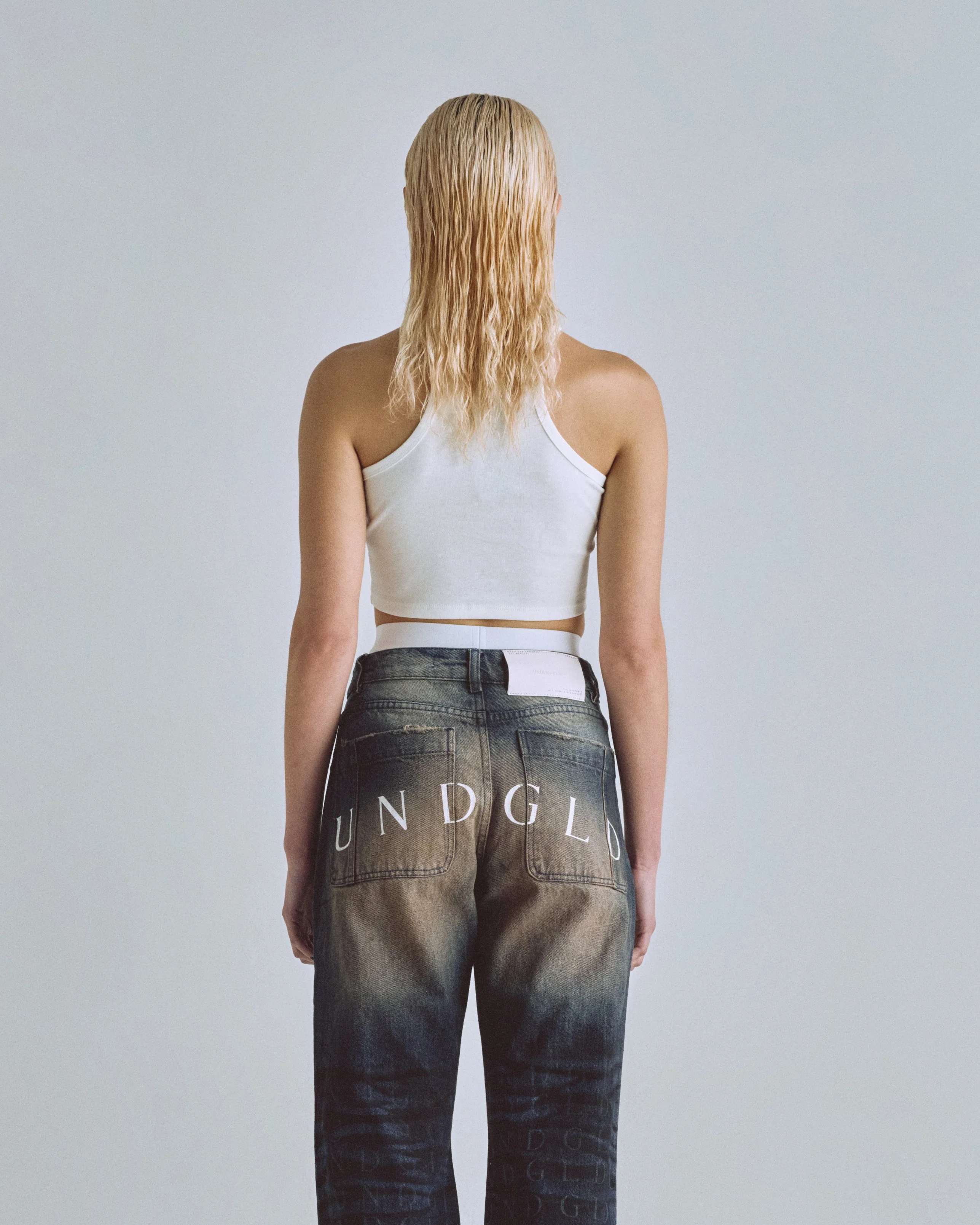 W Basics Undergold Studio Tank Top White - Image 6