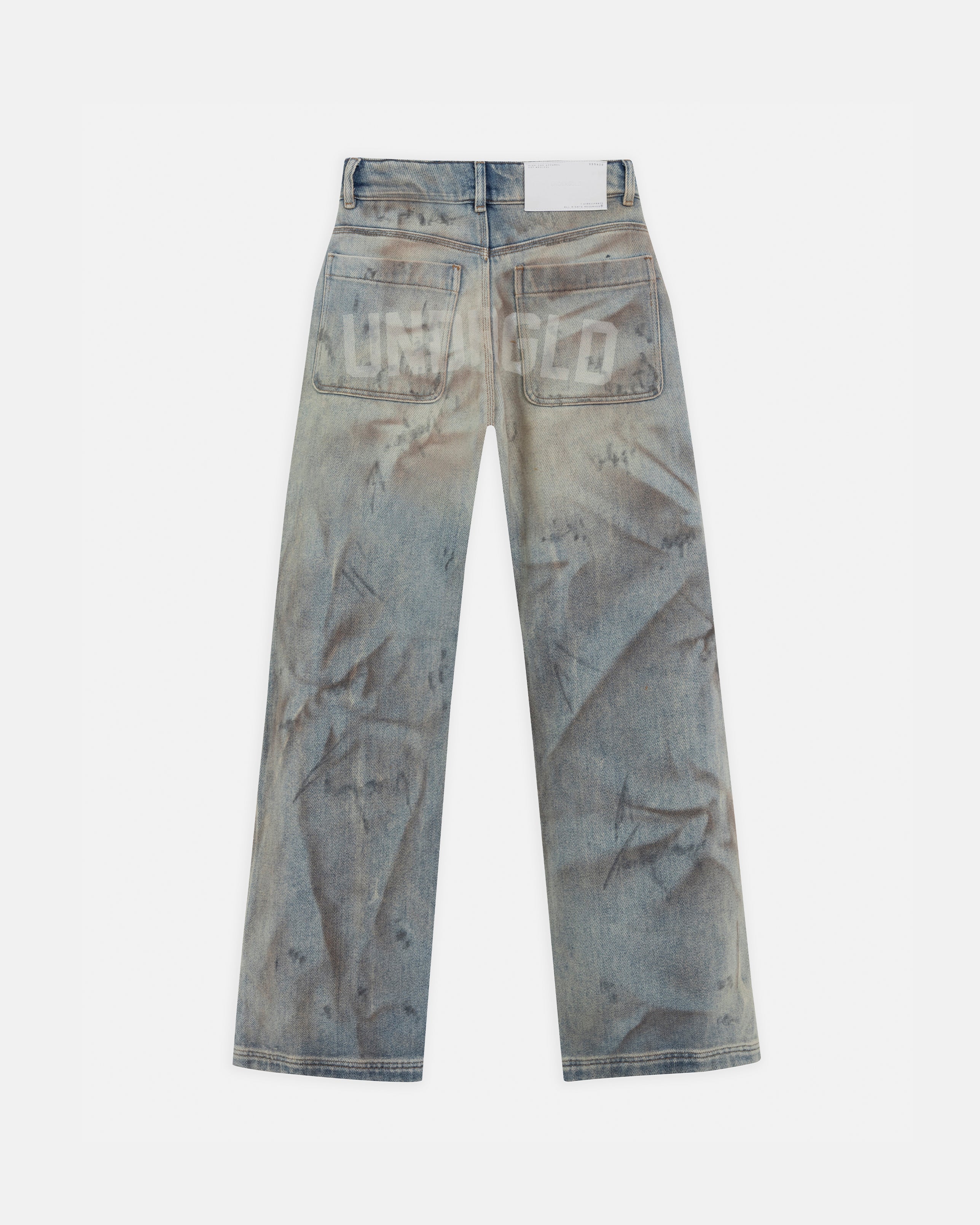 W Capsule UNDRGLD Wide Jeans Dirty Blue - Image 3